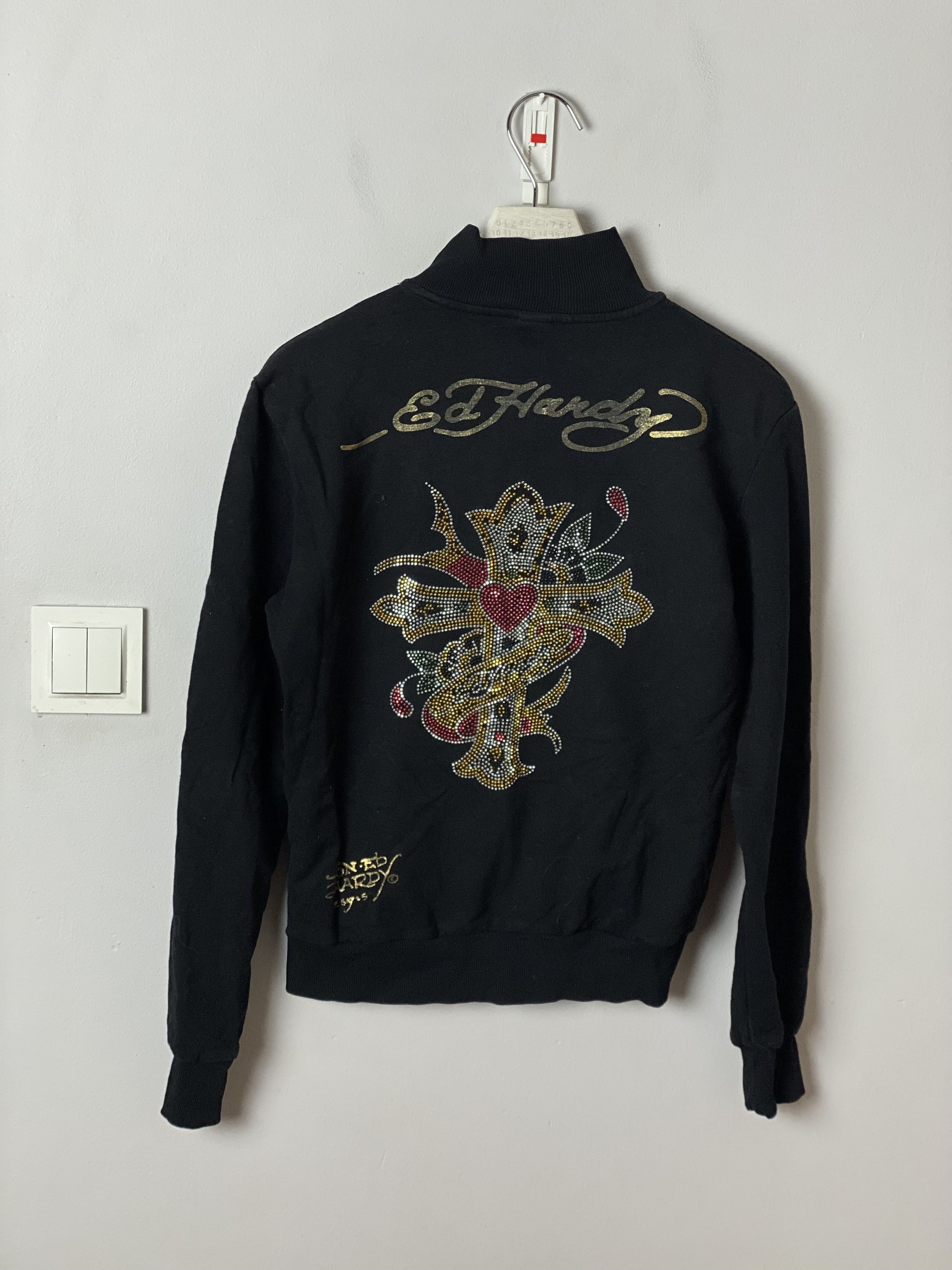 Ed Hardy Ed Hardy vinatge big logo zip-up sweatshirt Size M / US 6-8 / IT 42-44 - 3 Thumbnail