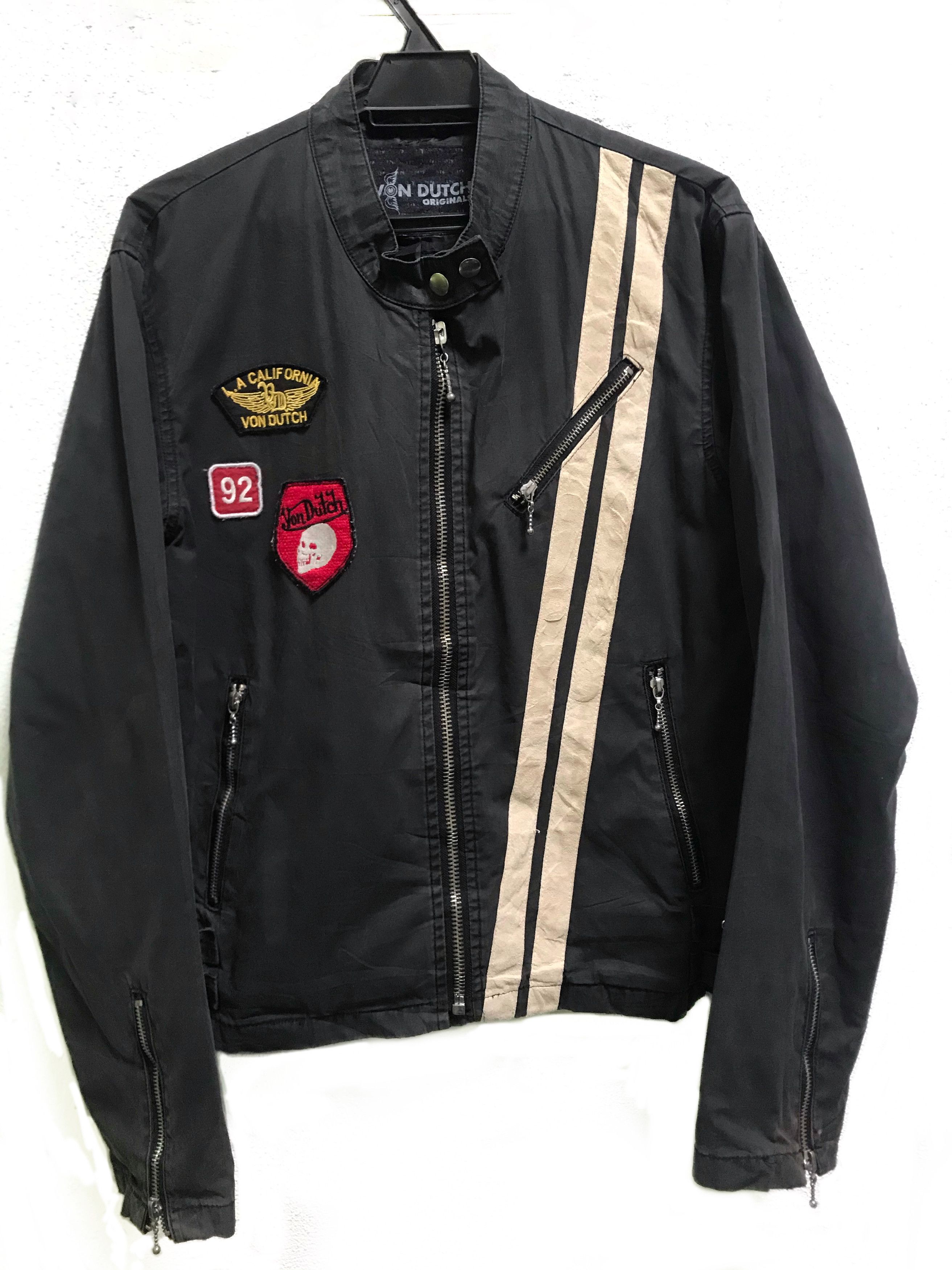 Von Dutch Von Dutch Cafe Racer Biker Jacket Size US M / EU 48-50 / 2 - 1 Thumbnail