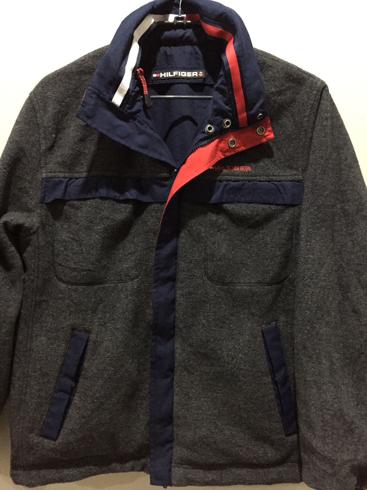 Tommy Hilfiger Tommy Hilfiger reversible jacket hooded hip hop menswear Size US S / EU 44-46 / 1 - 8 Thumbnail