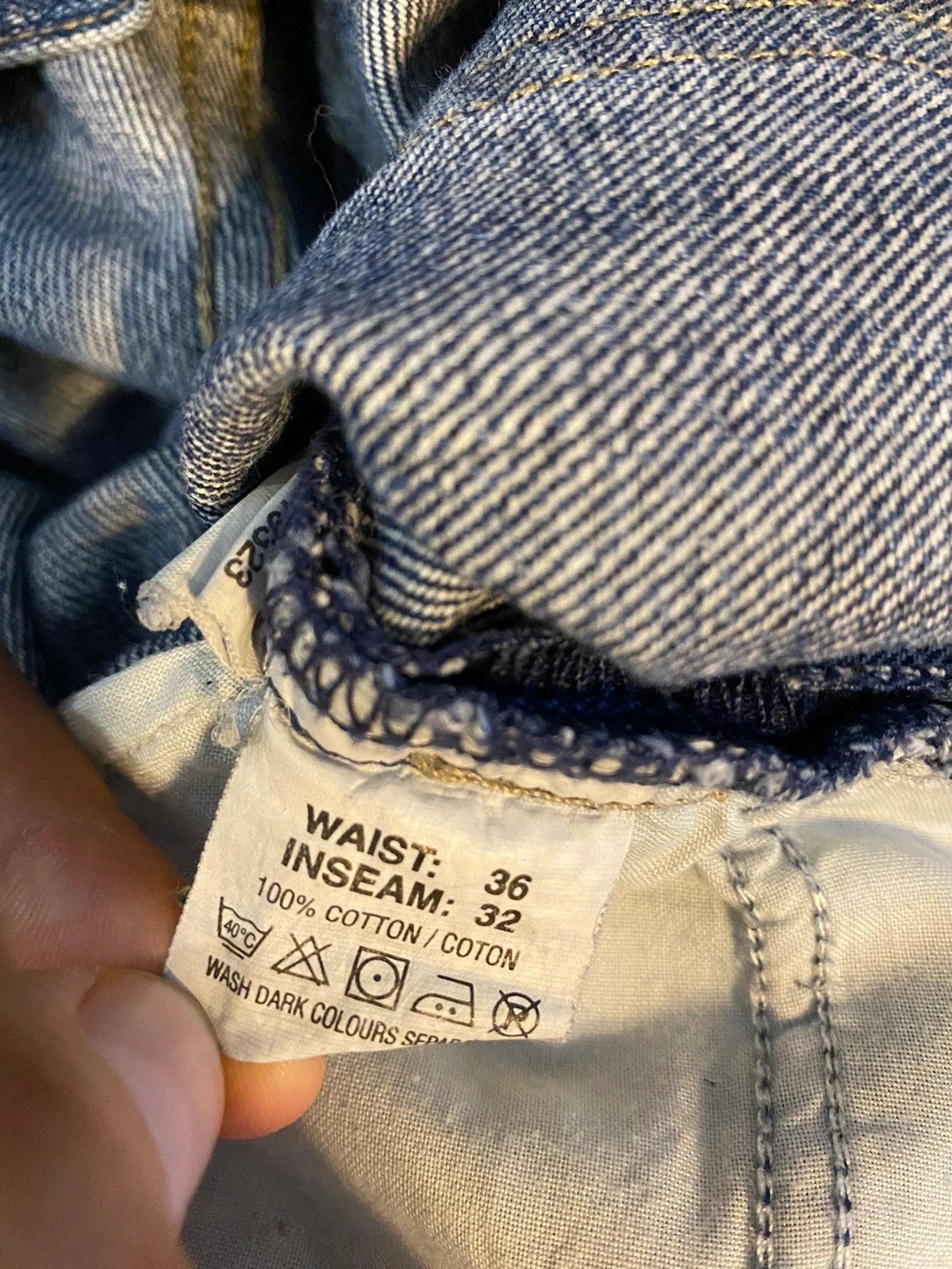 Yves Saint Laurent 36x32 YSL Jeans Denim Pants Size US 36 / EU 52 - 5 Thumbnail