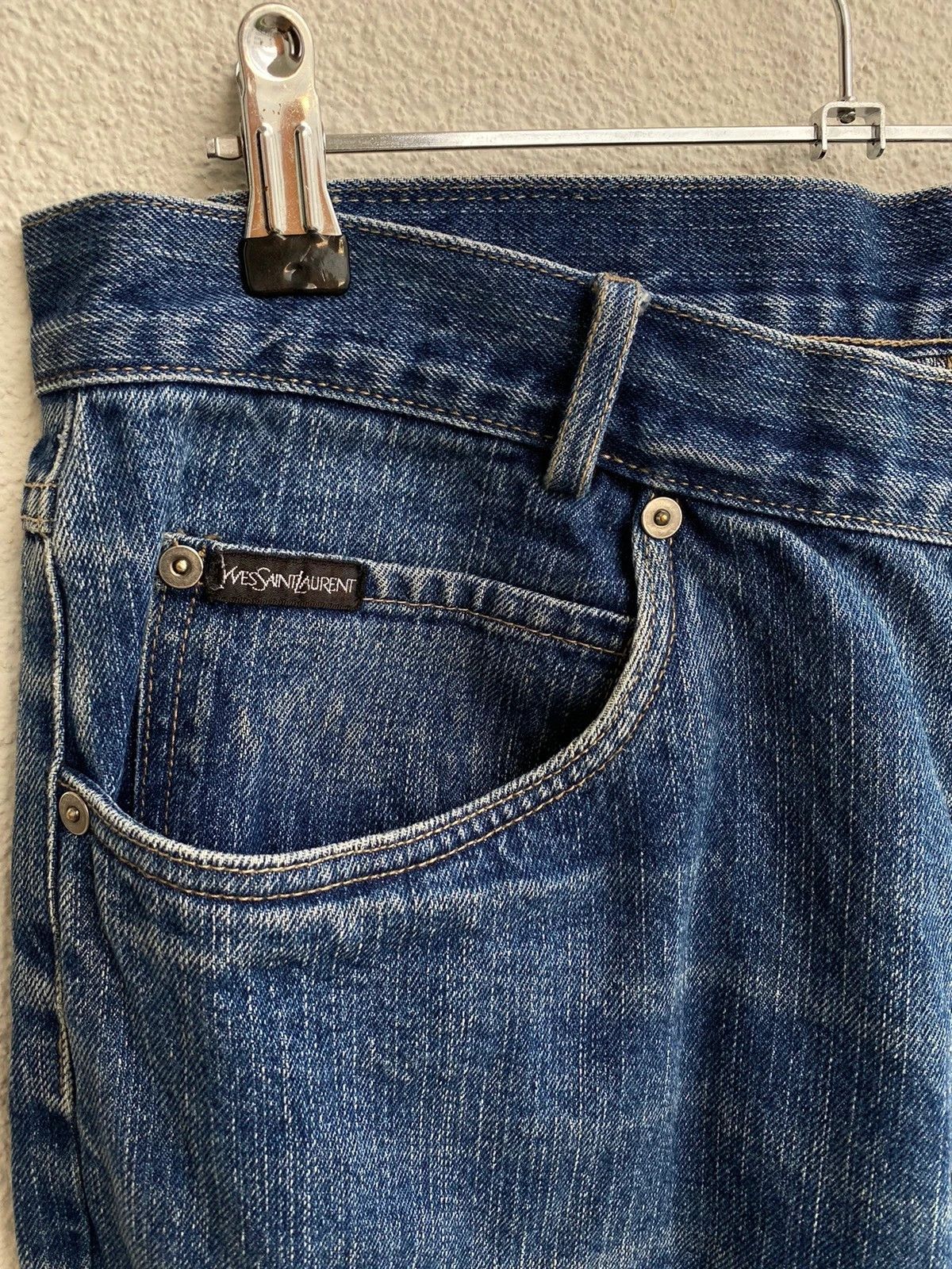 Yves Saint Laurent 36x32 YSL Jeans Denim Pants Size US 36 / EU 52 - 4 Thumbnail
