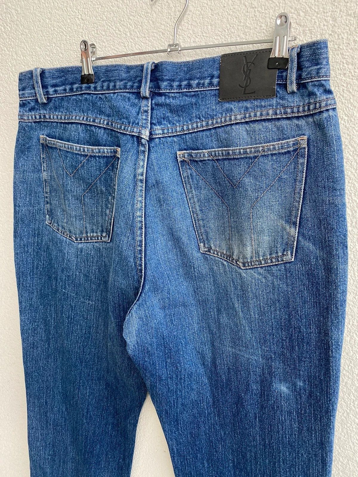 Yves Saint Laurent 36x32 YSL Jeans Denim Pants Size US 36 / EU 52 - 12 Thumbnail