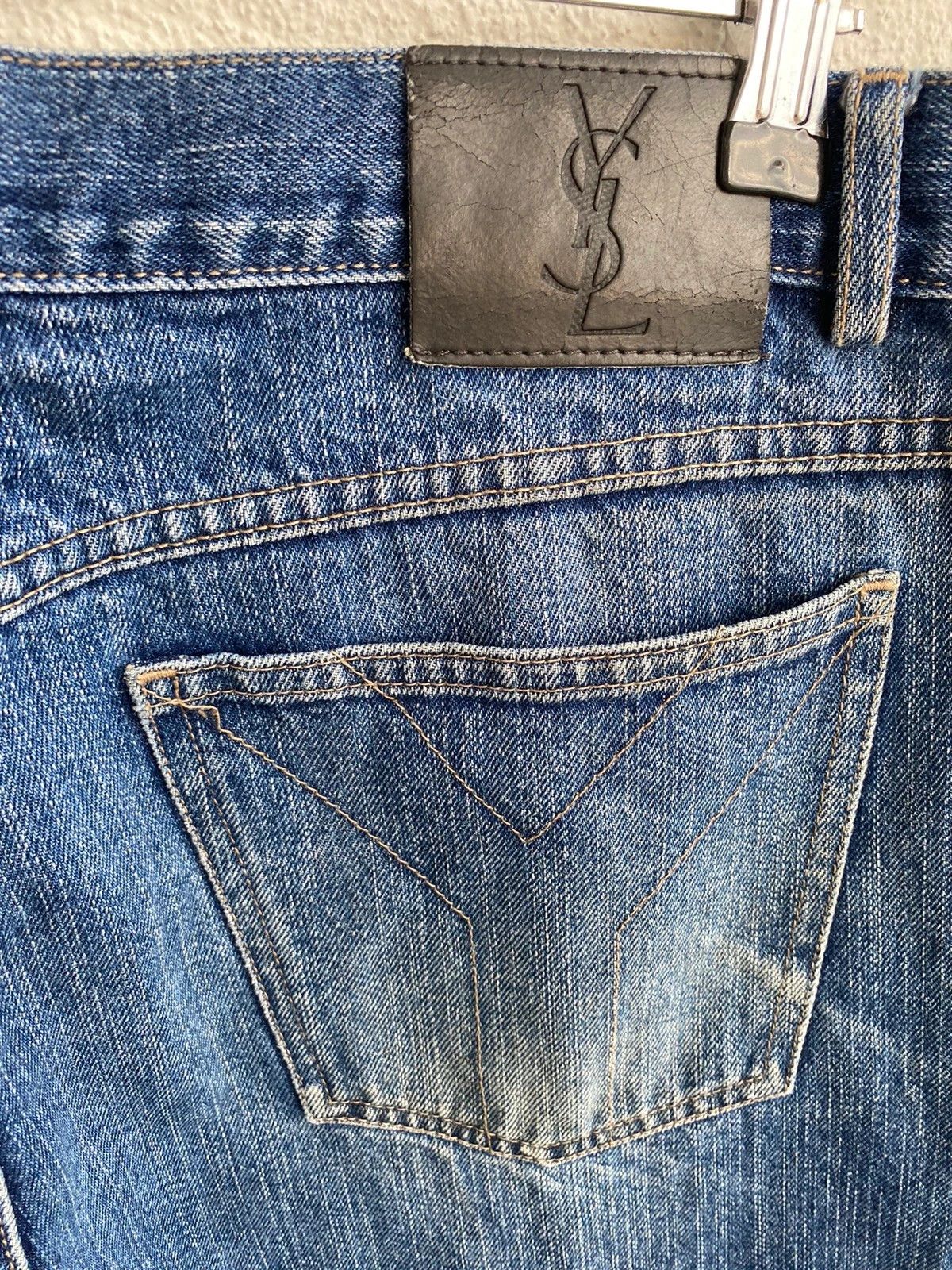 Yves Saint Laurent 36x32 YSL Jeans Denim Pants Size US 36 / EU 52 - 13 Thumbnail