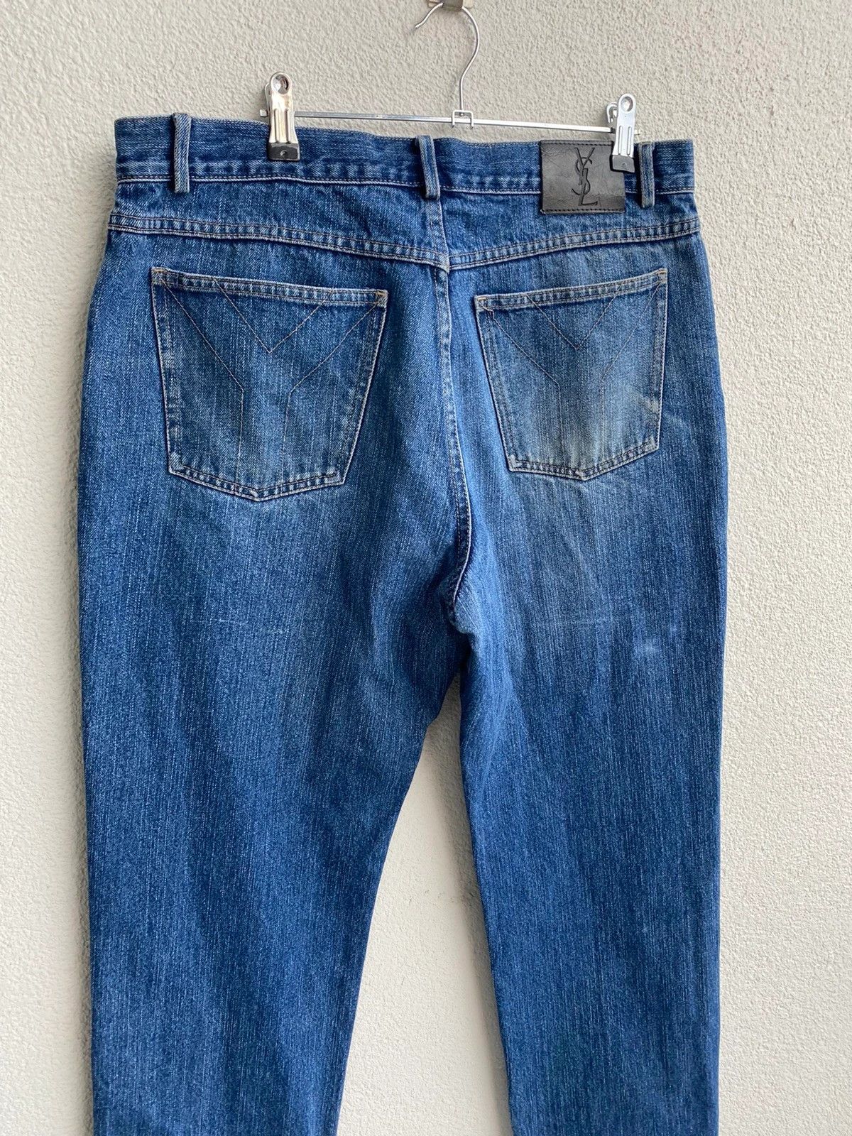 Yves Saint Laurent 36x32 YSL Jeans Denim Pants Size US 36 / EU 52 - 17 Thumbnail
