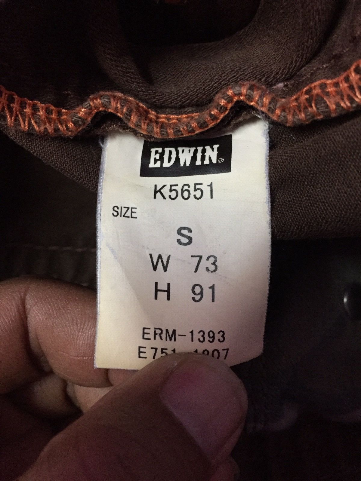 Edwin Vintage Edwin 505 Khaki Rare Pants Size S Size US 32 / EU 48 - 4 Thumbnail