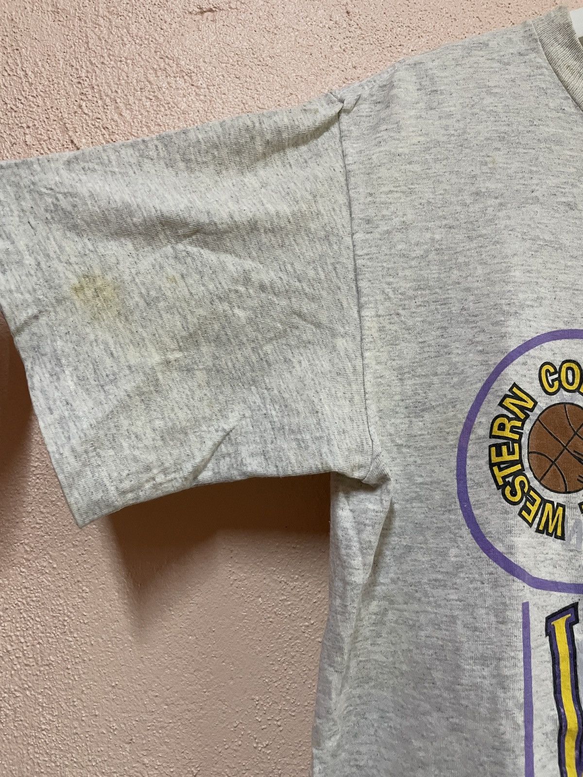 NBA VINTAGE LA LAKERS NBA ALL STARS NUTMEG DISTRESSED STAIN Size US M / EU 48-50 / 2 - 3 Thumbnail