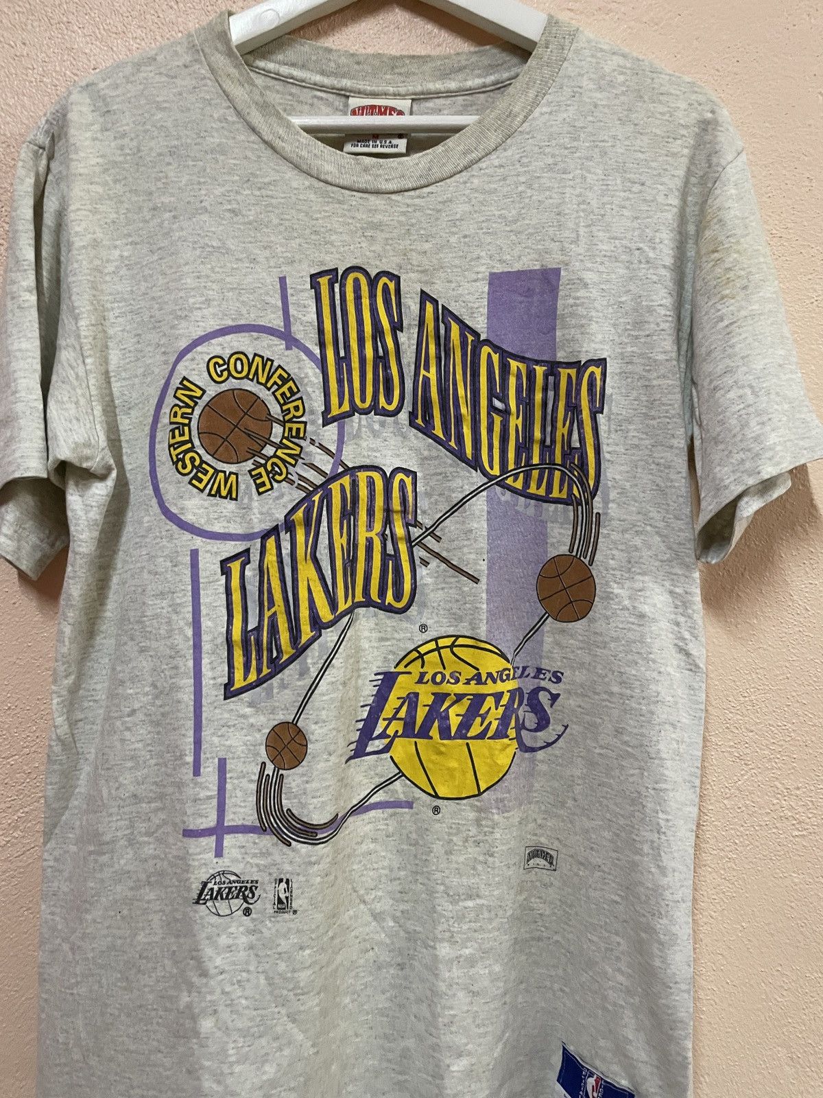 NBA VINTAGE LA LAKERS NBA ALL STARS NUTMEG DISTRESSED STAIN Size US M / EU 48-50 / 2 - 1 Thumbnail