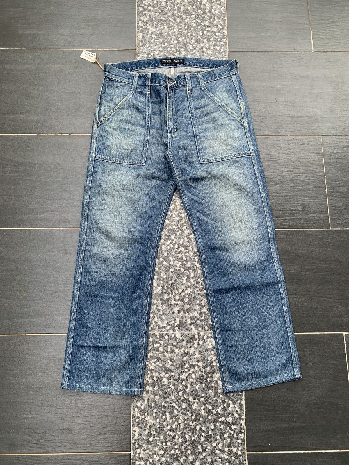 Uniqlo Uniqlo Faded Wash Denim Size US 36 / EU 52 - 1 Thumbnail