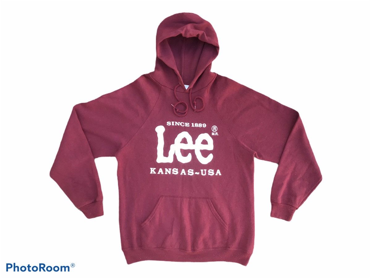 vintage rare OG 90s “Lee” union made hoodie pullover