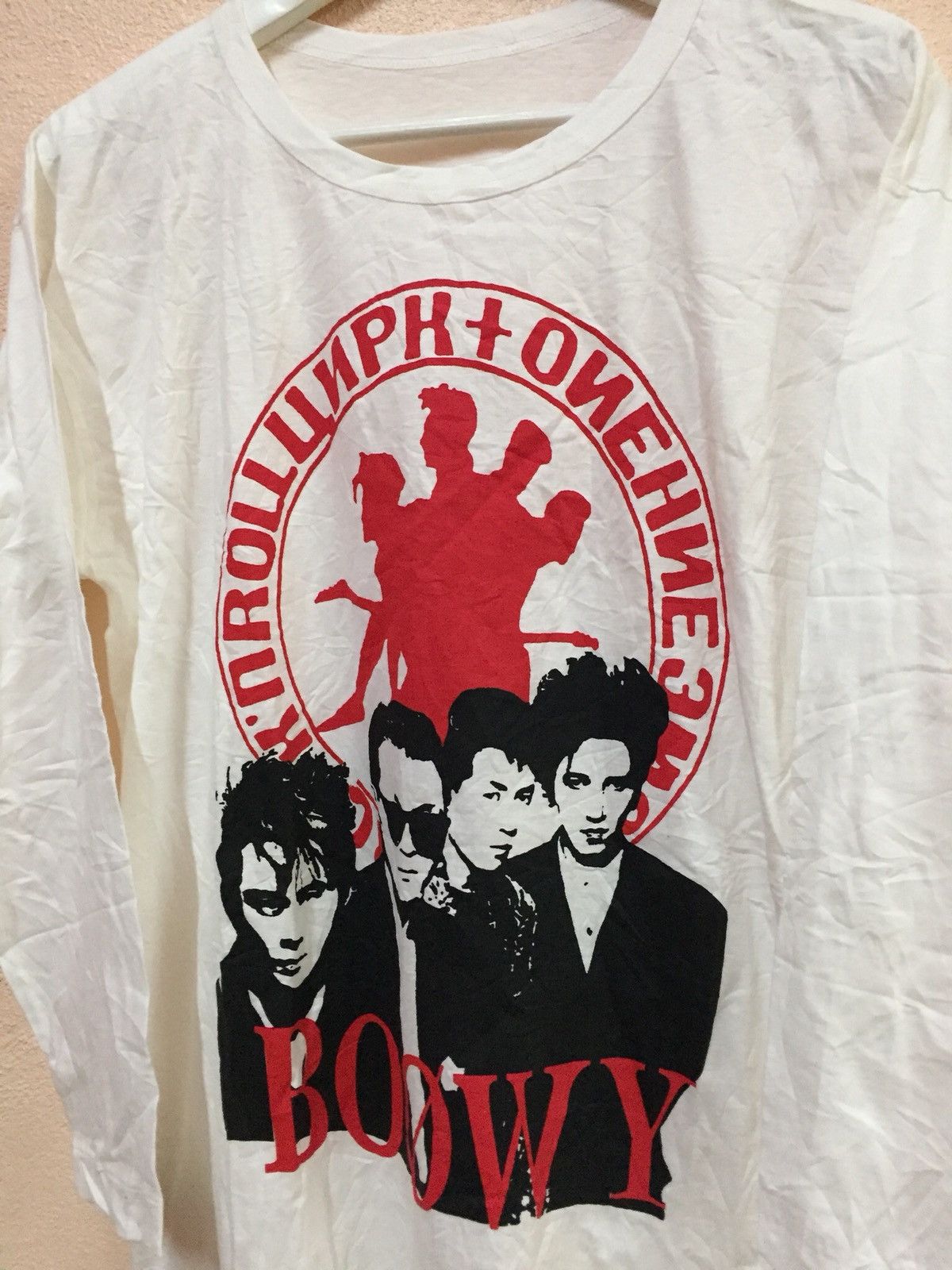 Band Tees VINTAGE BOOWY JAPAN ROCK BAND POST-PUNK NEW-WAVE THE CURE Size US M / EU 48-50 / 2 - 2 Thumbnail
