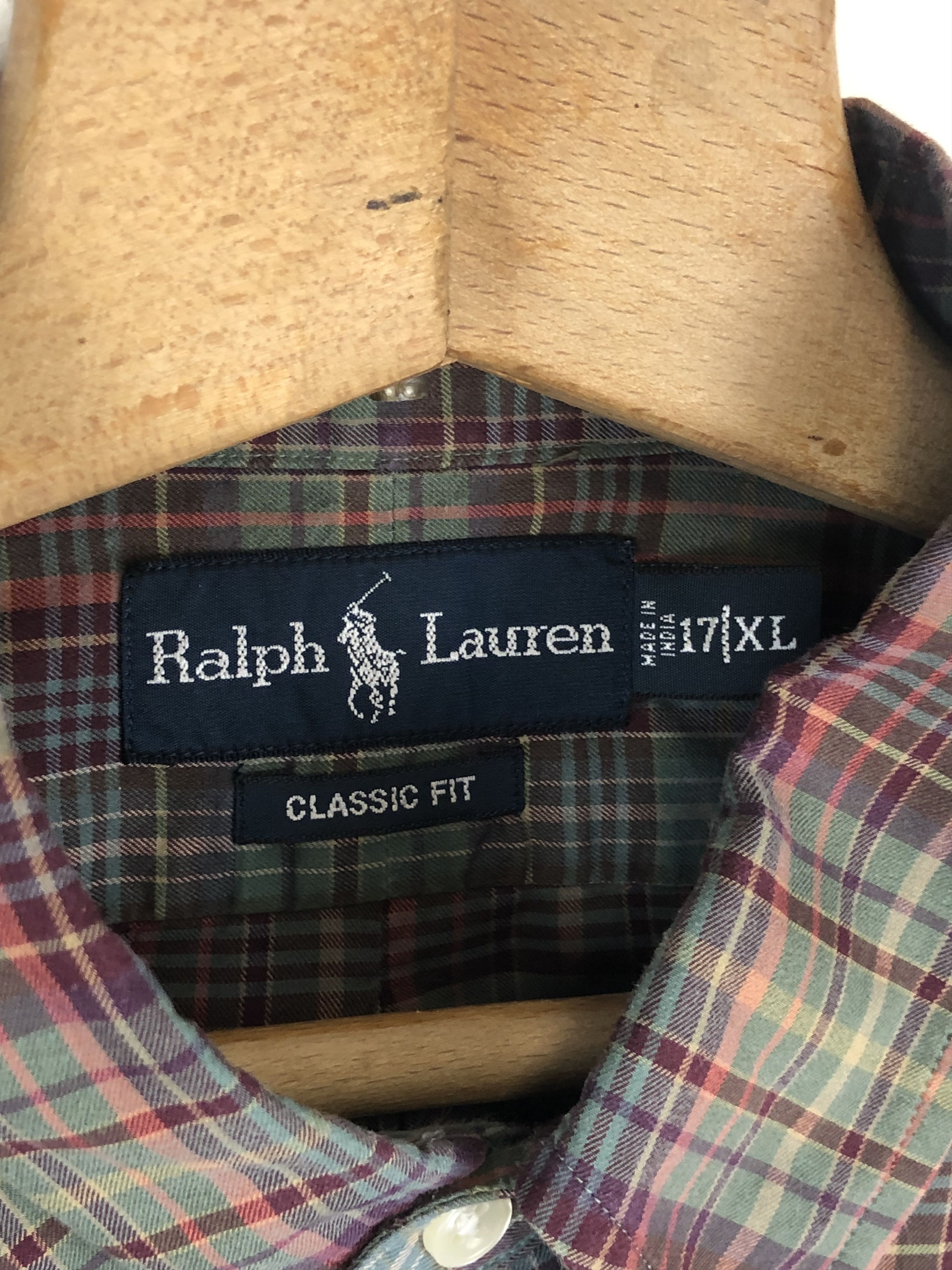 Polo Ralph Lauren 90s Vintage RALPH LAUREN Checked Button Up Shirt M246 Size US XL / EU 56 / 4 - 5 Thumbnail