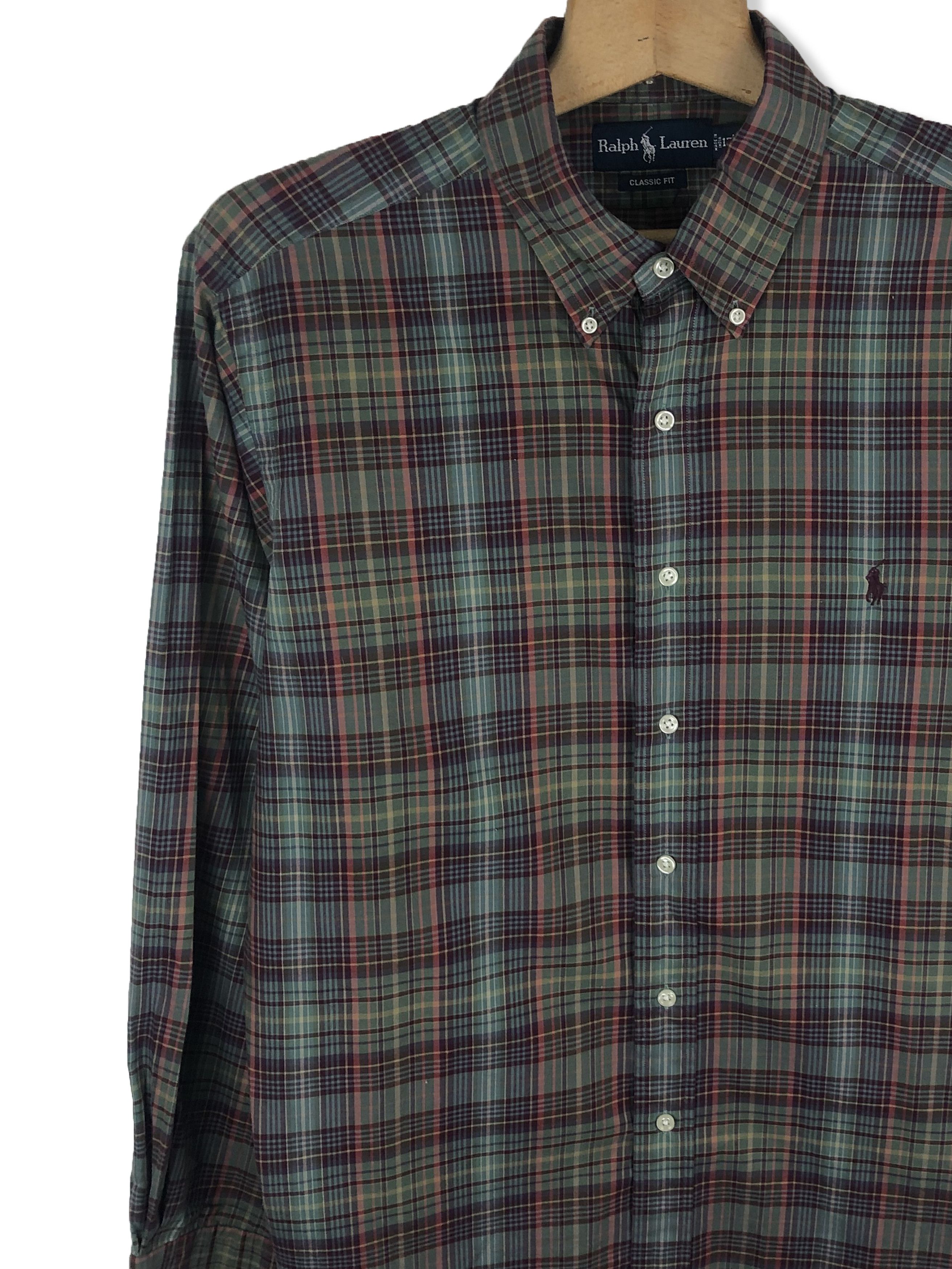 Polo Ralph Lauren 90s Vintage RALPH LAUREN Checked Button Up Shirt M246 Size US XL / EU 56 / 4 - 3 Thumbnail