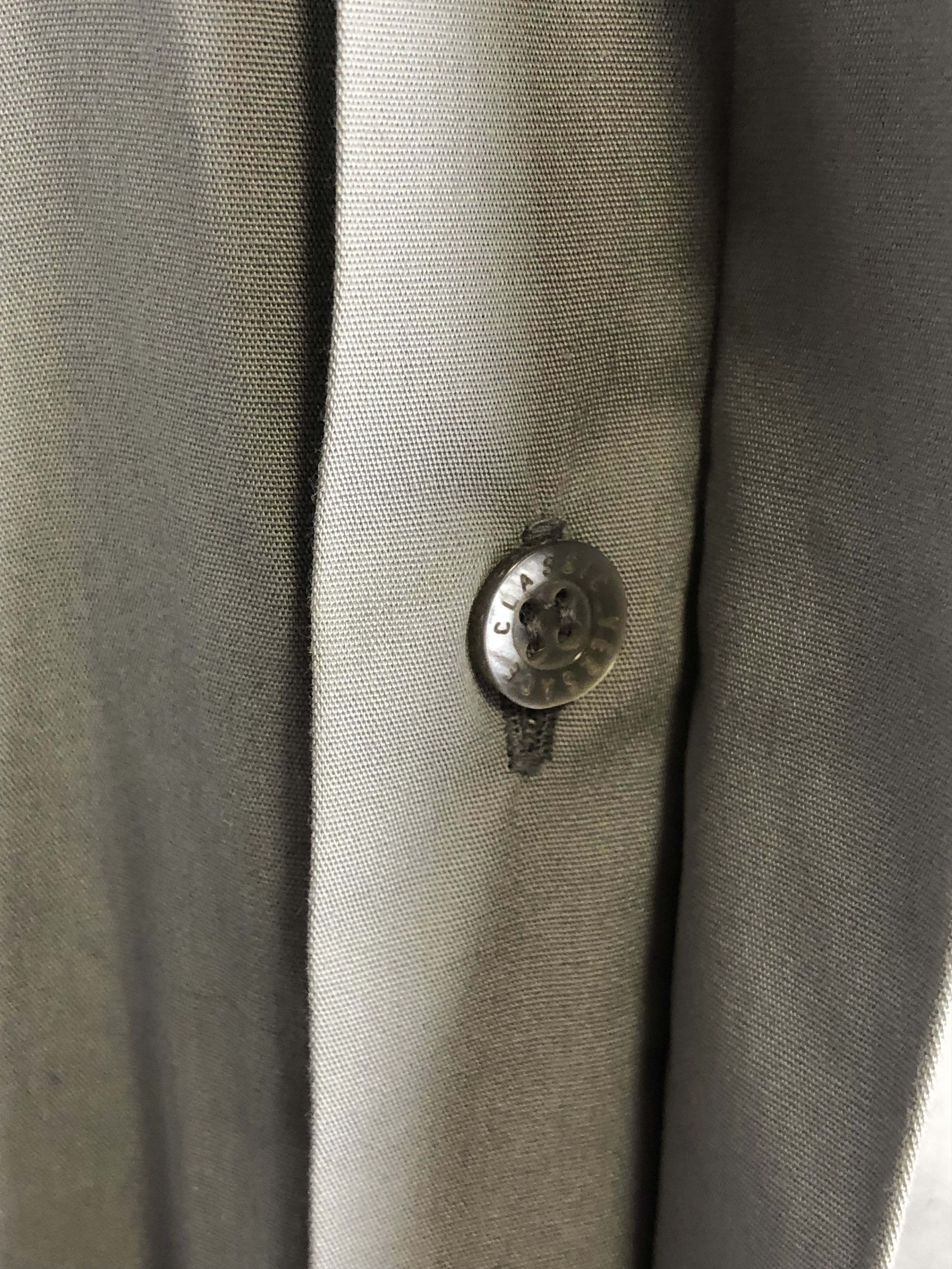 Versace Vintage VERSACE Gray Formal Shirt M86 Size 42S - 4 Thumbnail