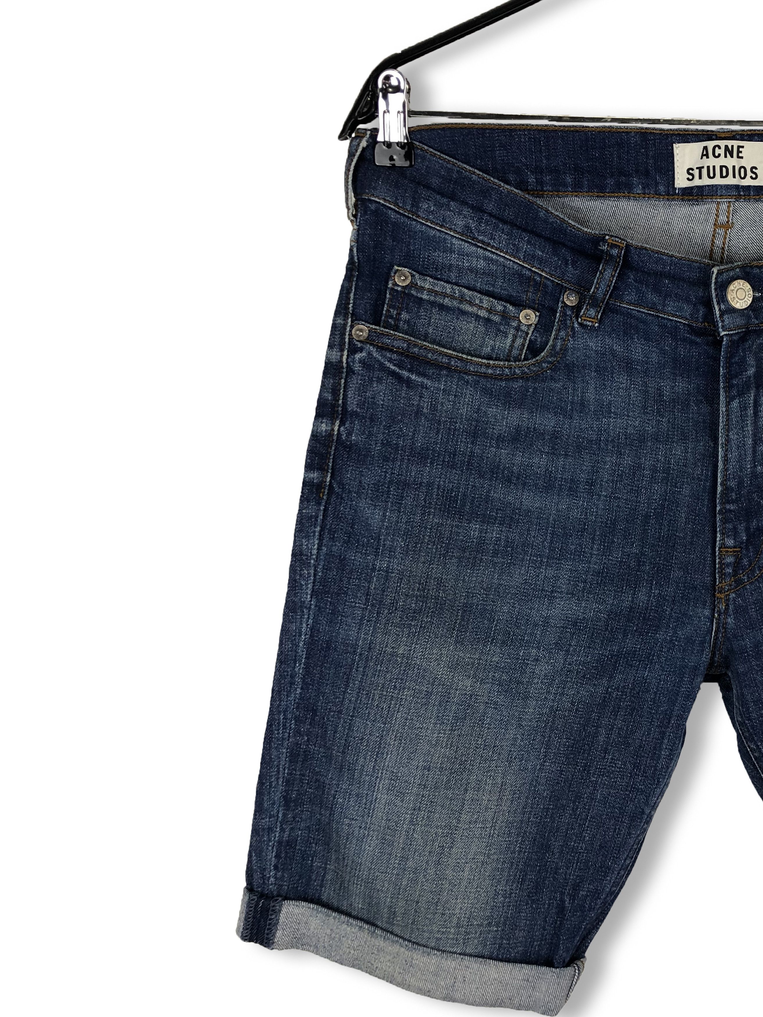 Acne Studios Vintage ACNE STUDIOS Blue Denim Custom Shorts M97 Size US 32 / EU 48 - 2 Thumbnail