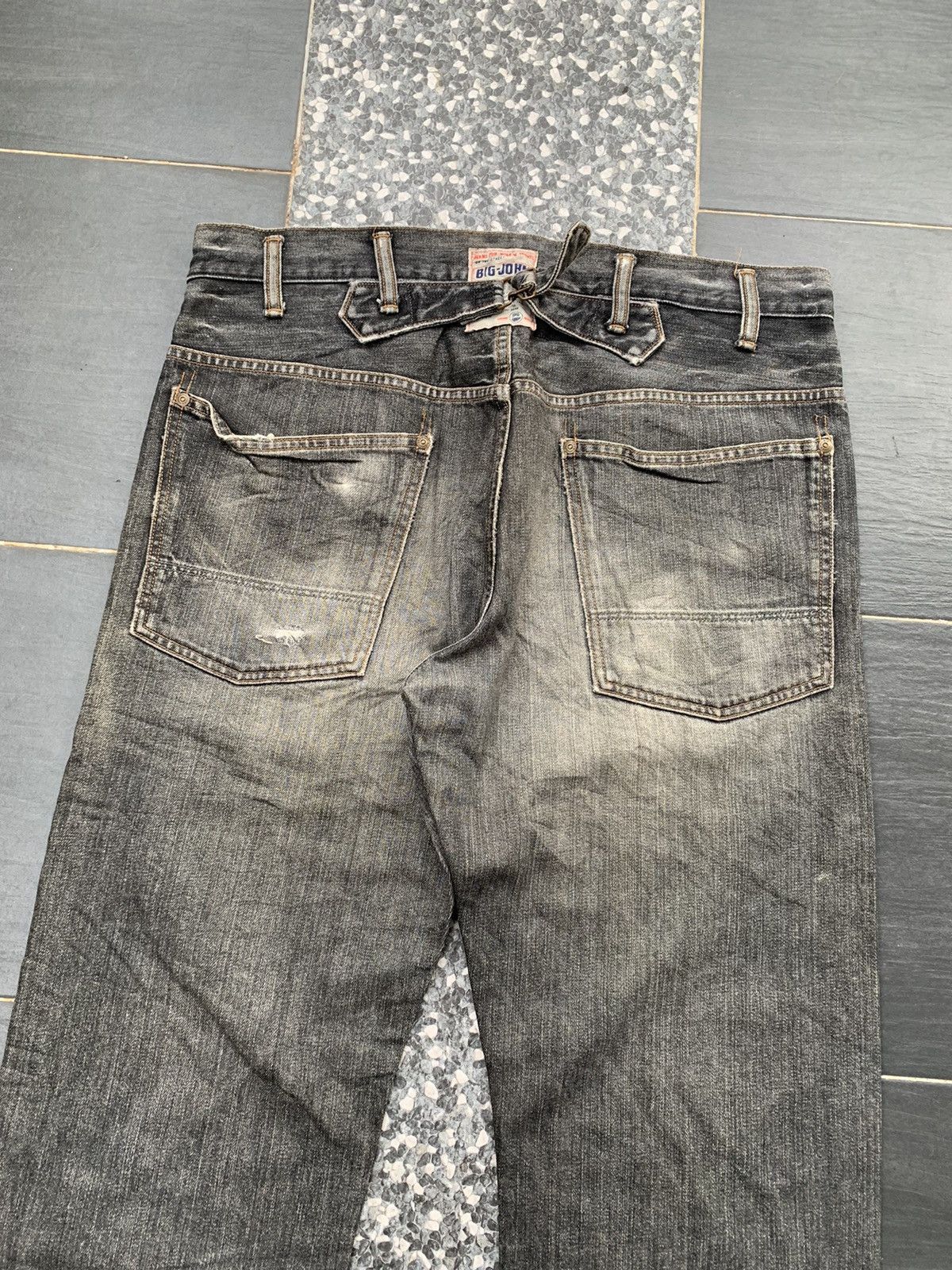 Big John Vintage Big John Distressed Denim Size US 37 - 11 Thumbnail