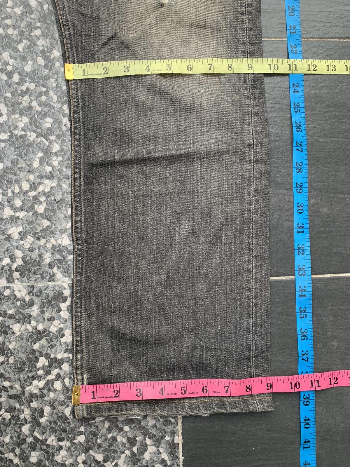 Big John Vintage Big John Distressed Denim Size US 37 - 15 Thumbnail