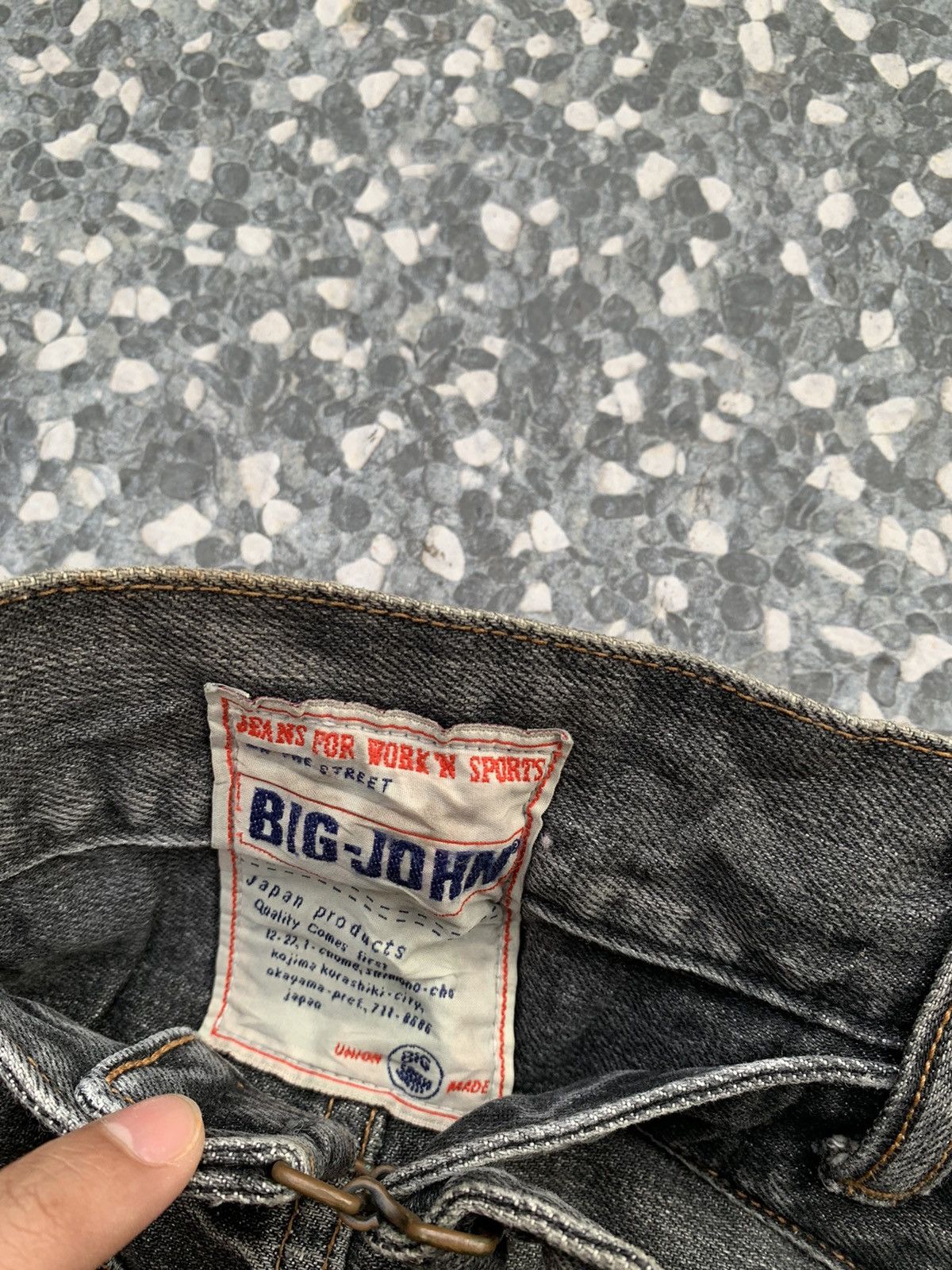 Big John Vintage Big John Distressed Denim Size US 37 - 12 Thumbnail