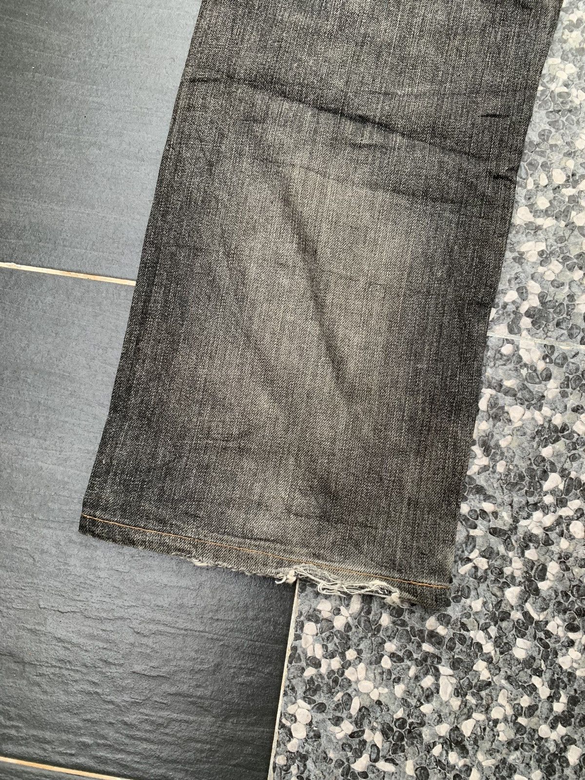 Big John Vintage Big John Distressed Denim Size US 37 - 9 Thumbnail