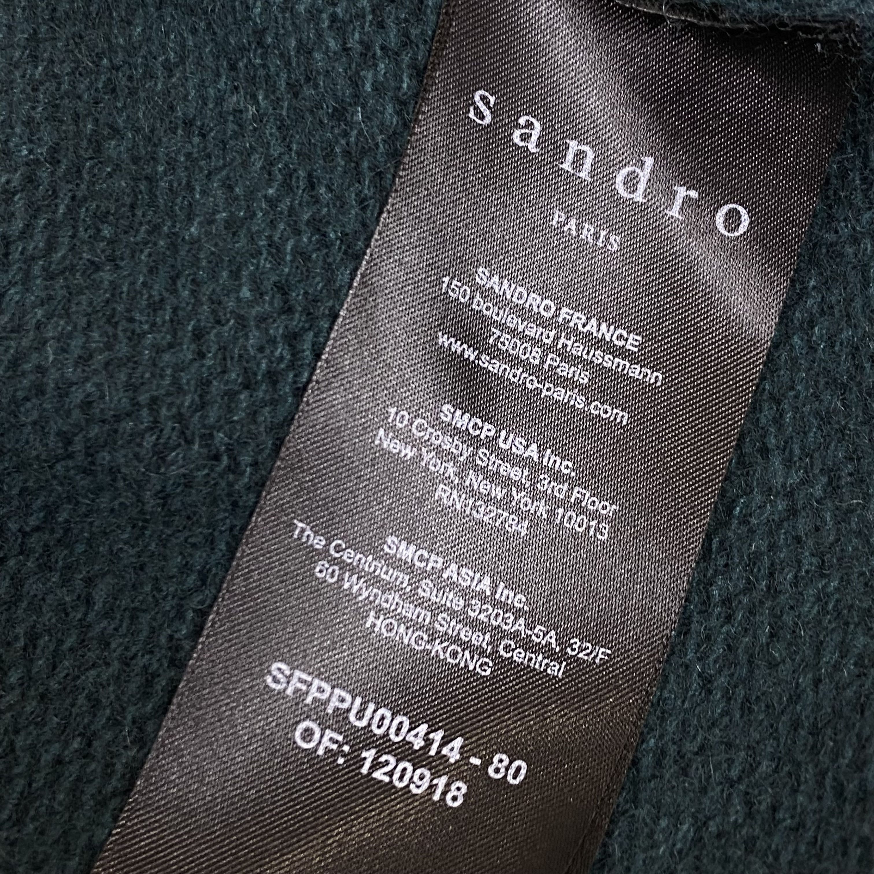 Sandro SANDRO SWING! RARE WOOL HEAVY KNITTED GOLF SWEATER - № 1079 Size US S / EU 44-46 / 1 - 4 Thumbnail