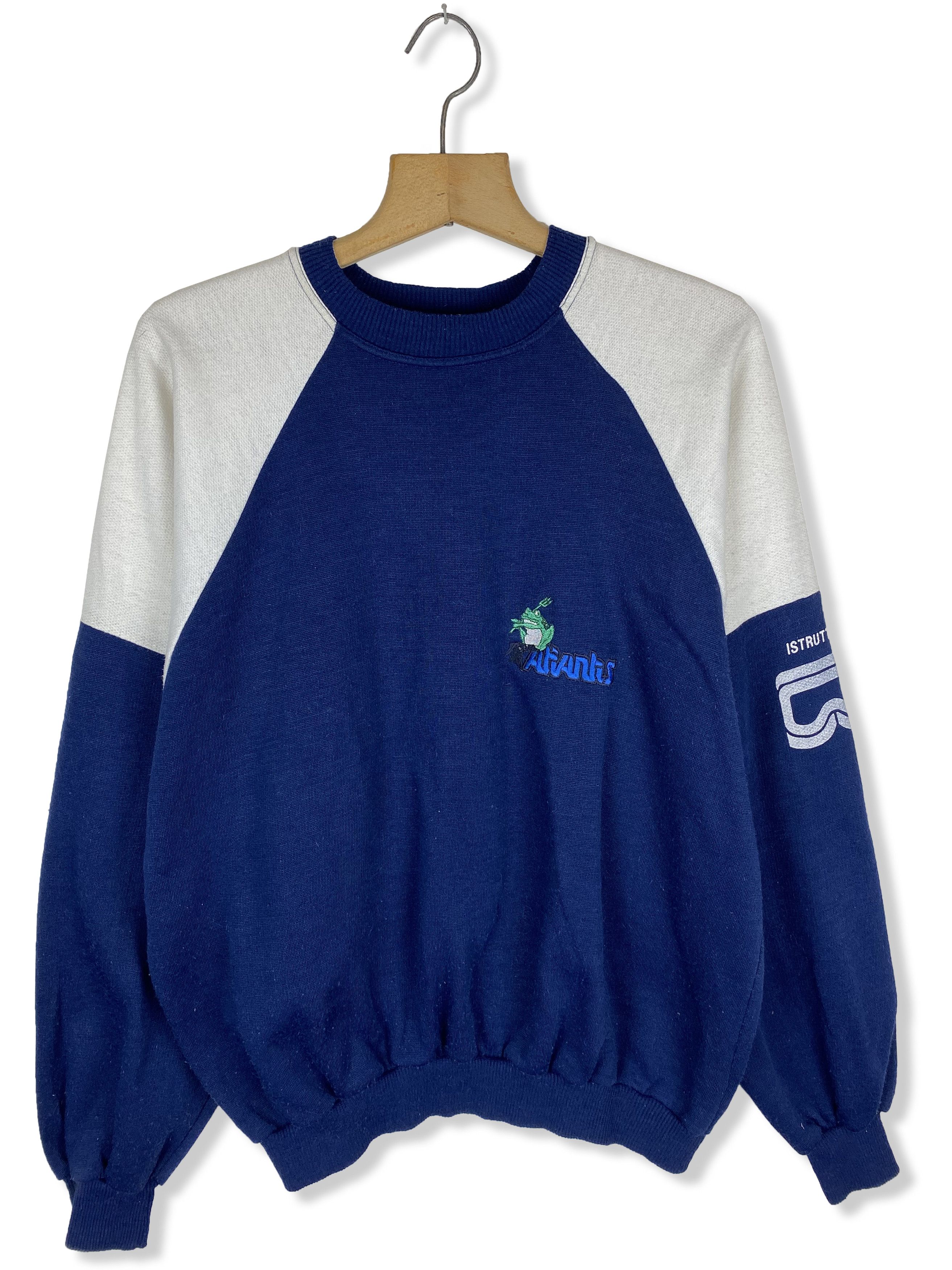 Other Vintage ATLANTIS Navy Sweatshirt M331 Size US XL / EU 56 / 4 - 1 Thumbnail