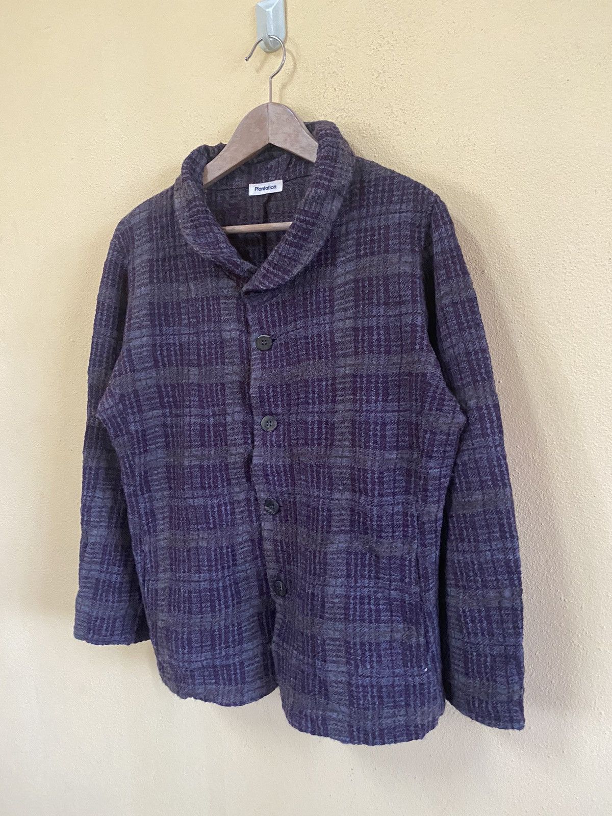 Designer × Issey Miyake × Japanese Brand Plantation By Issey Miyake Plaid Shirt Size M / US 6-8 / IT 42-44 - 3 Thumbnail