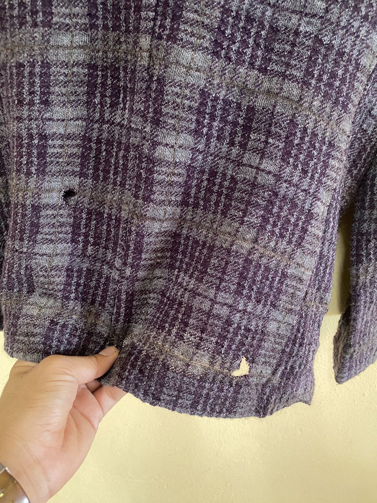 Designer × Issey Miyake × Japanese Brand Plantation By Issey Miyake Plaid Shirt Size M / US 6-8 / IT 42-44 - 7 Thumbnail