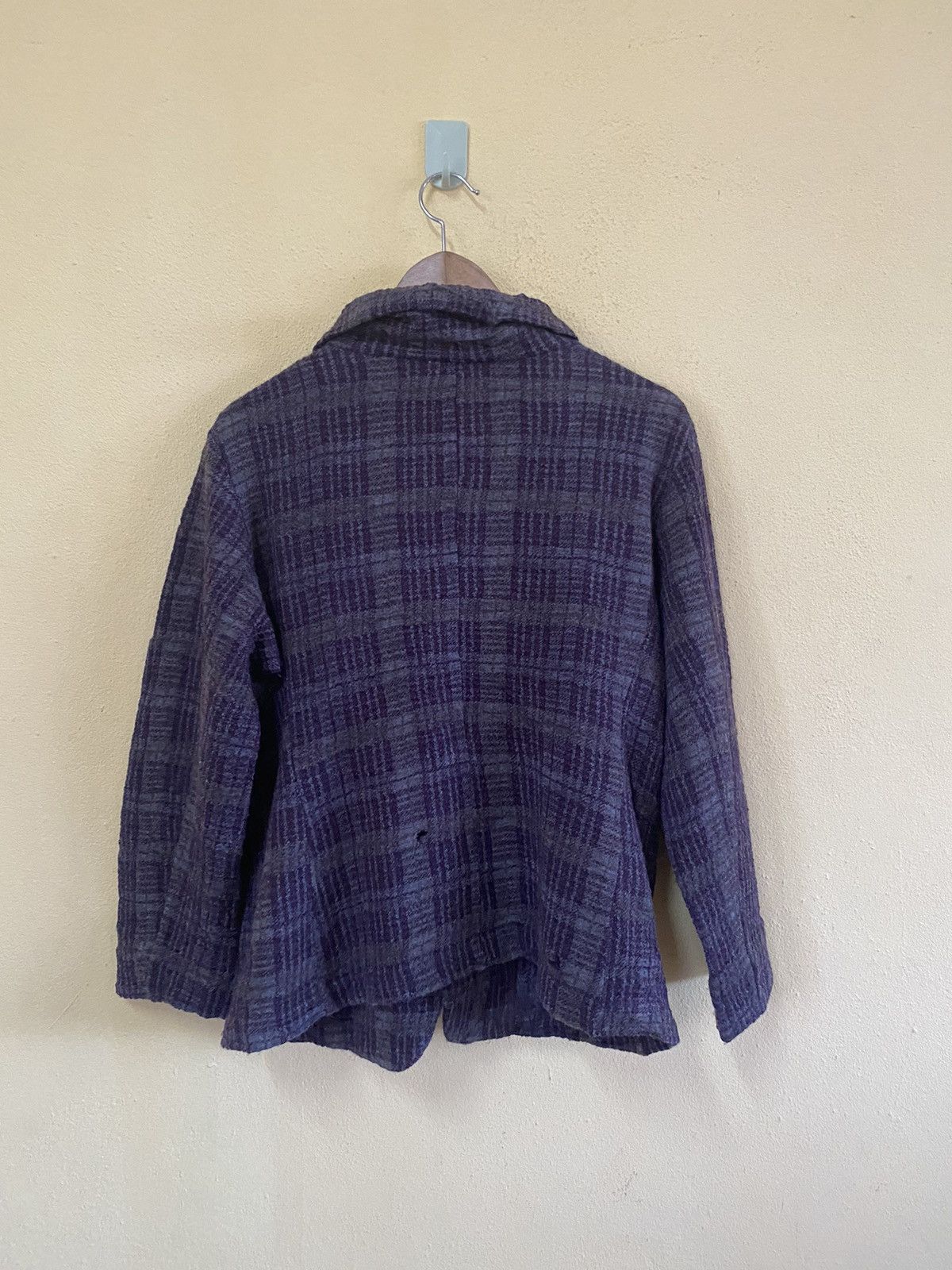 Designer × Issey Miyake × Japanese Brand Plantation By Issey Miyake Plaid Shirt Size M / US 6-8 / IT 42-44 - 6 Thumbnail