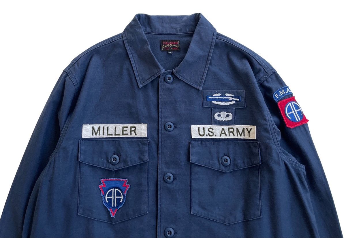 Vintage Fieldman U.S.Army Airbone Military Edwin Shirts