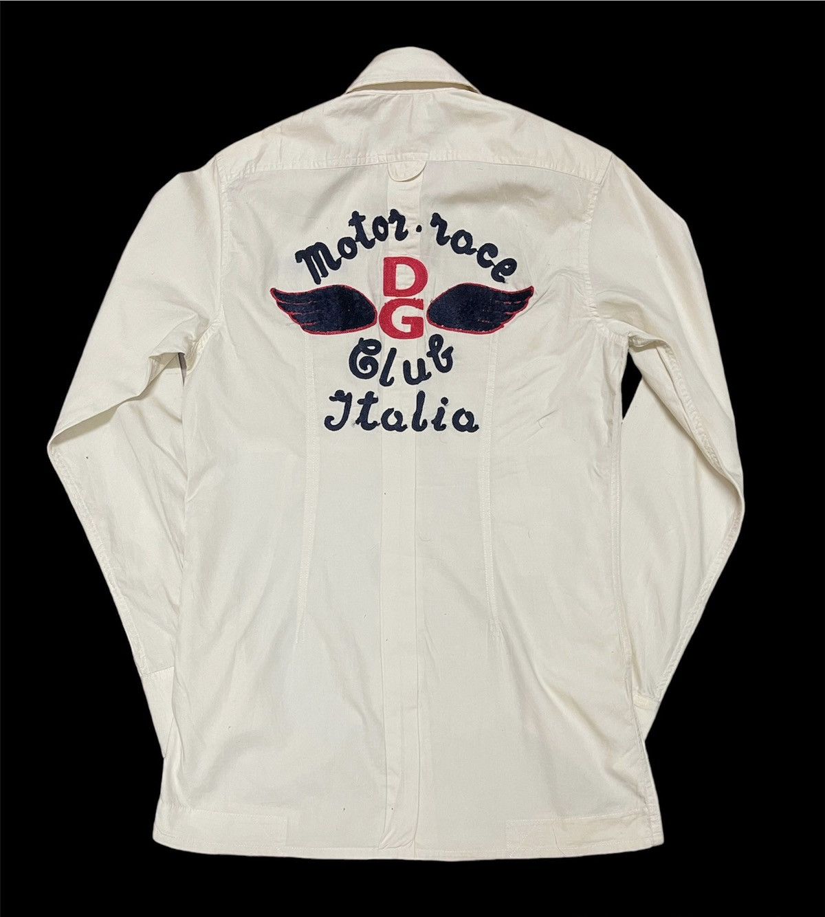 Dolce and Gabbana shirt button down embroidery