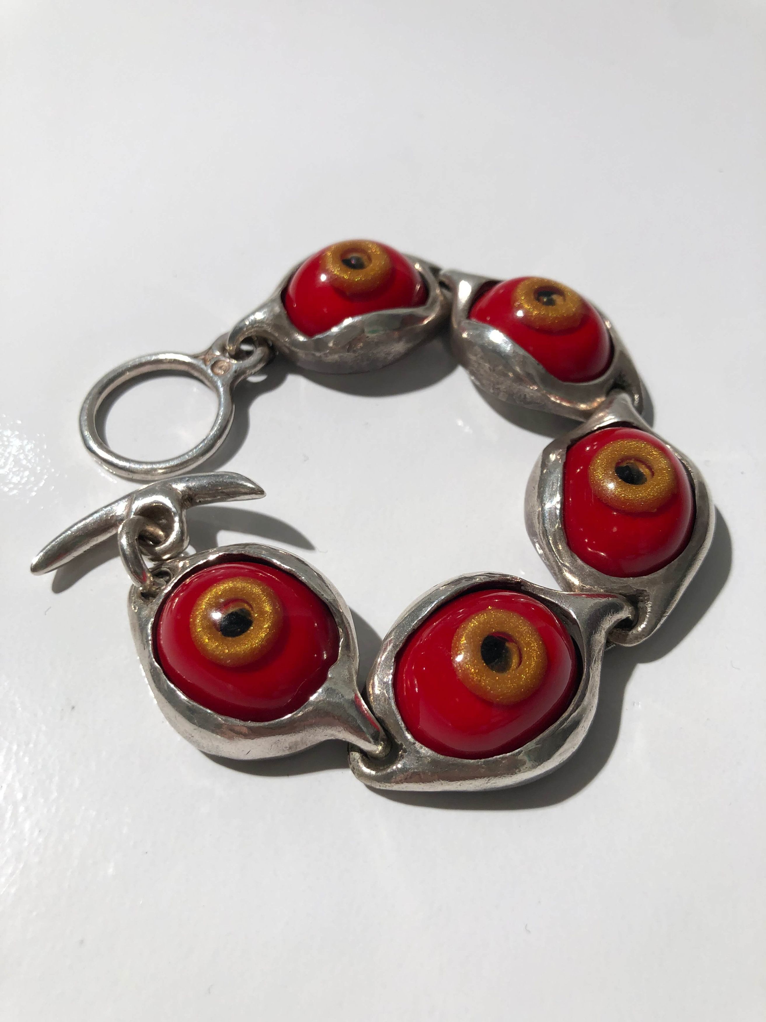 Vintage alexstreeter eye link bracelet Size ONE SIZE - 1 Thumbnail
