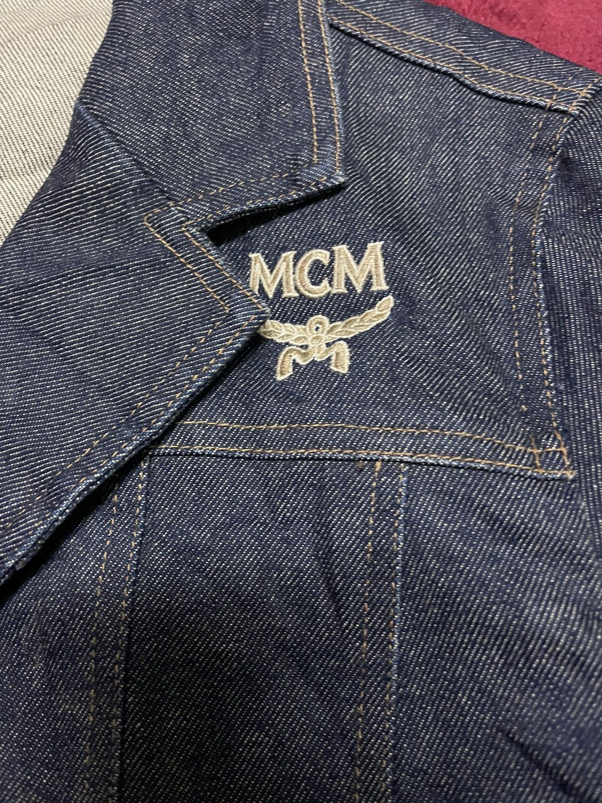 MCM MCM legare denim blazer Size L / US 10 / IT 46 - 3 Thumbnail