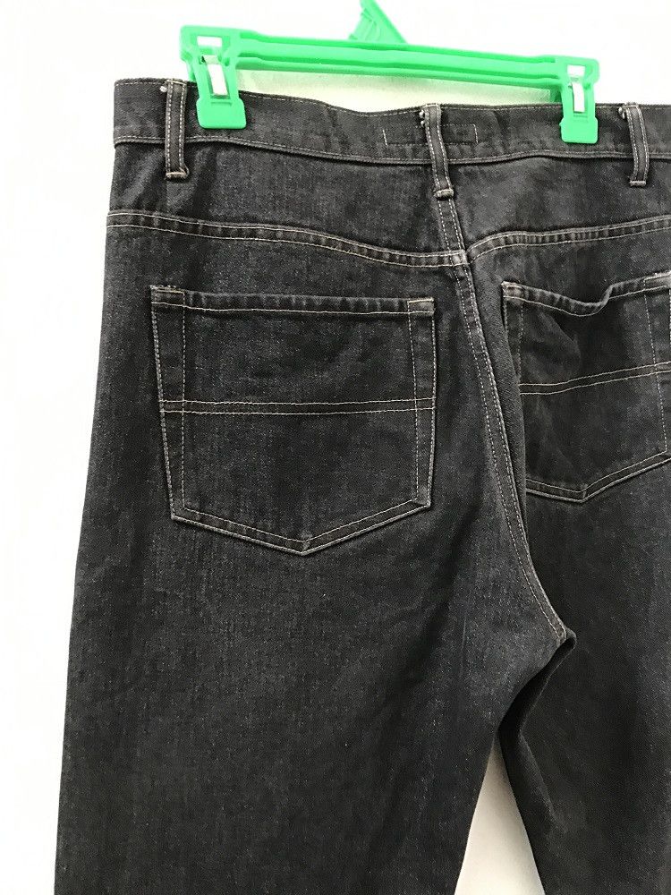 Yves Saint Laurent 👉🔥 YSL Saint Laurent Made in Macau Black Denim Jeans Size US 31 - 10 Thumbnail