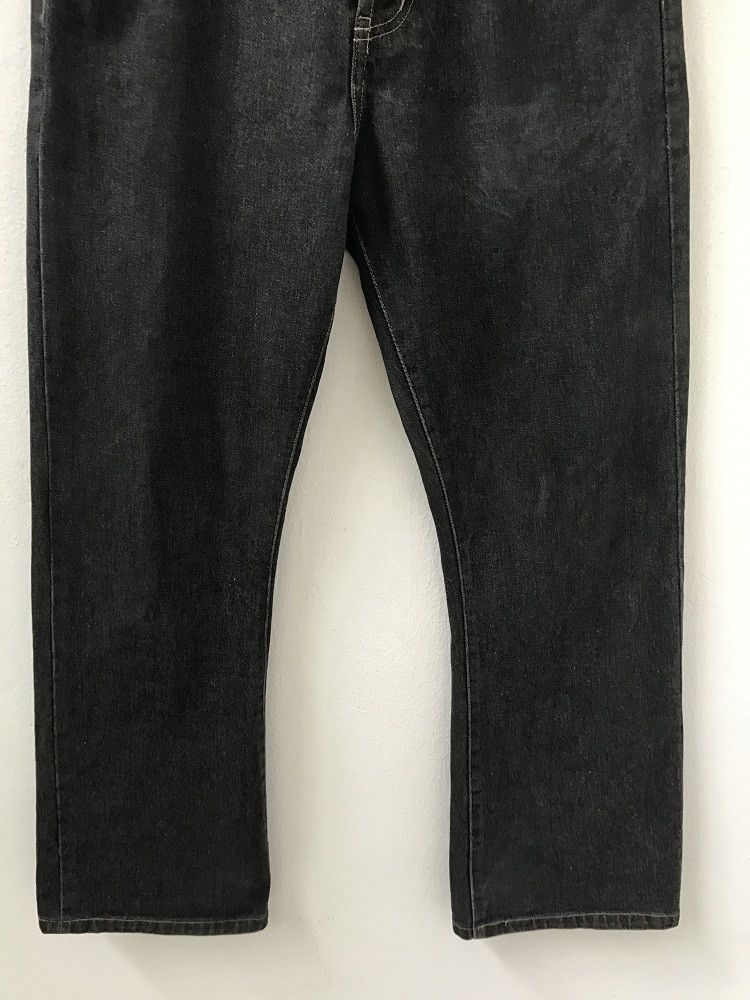 Yves Saint Laurent 👉🔥 YSL Saint Laurent Made in Macau Black Denim Jeans Size US 31 - 5 Thumbnail