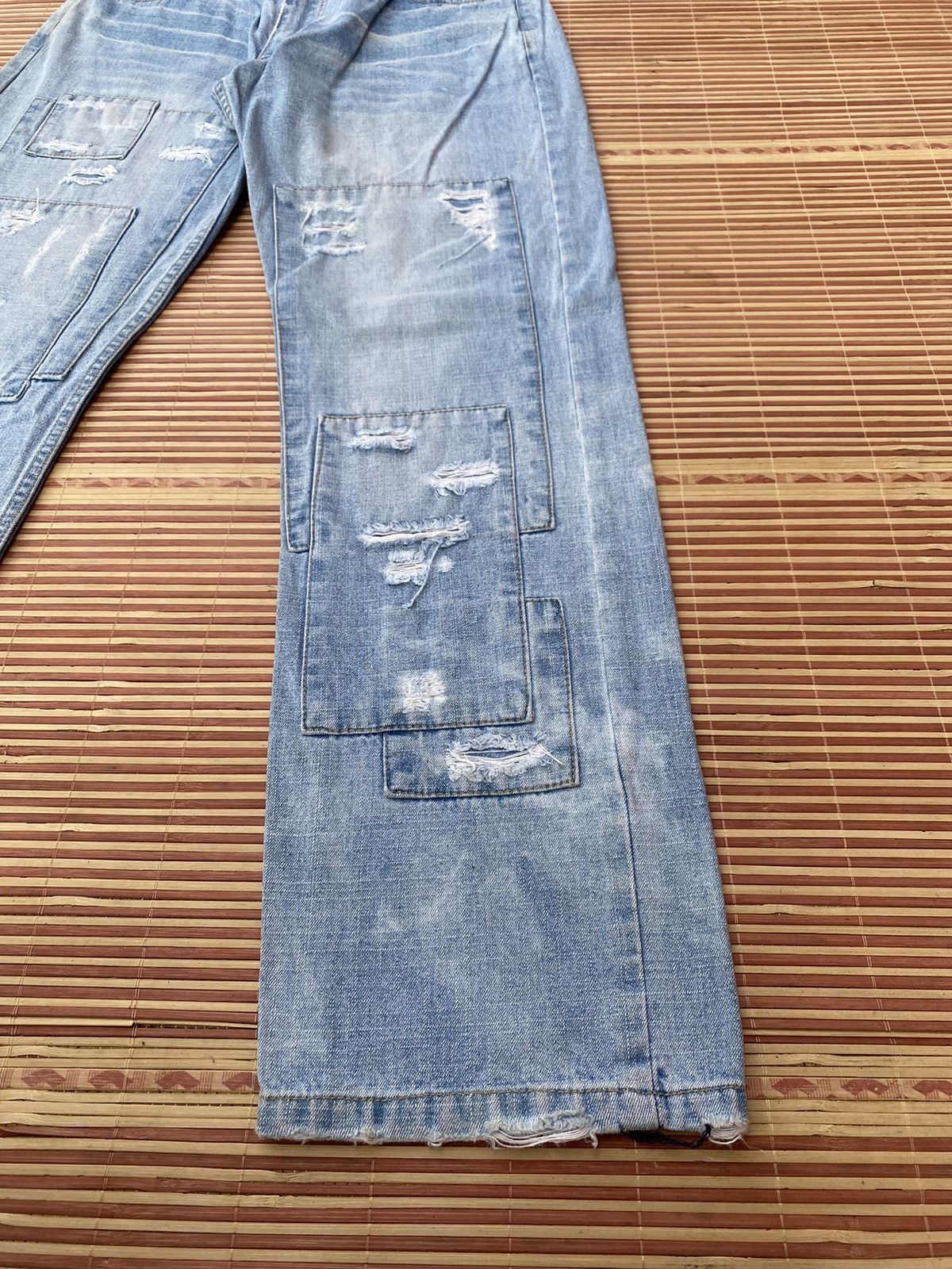 Japanese Brand Vintage Nylaus Hysteric Glamour Inspired Distressed Pant Size US 34 / EU 50 - 3 Thumbnail