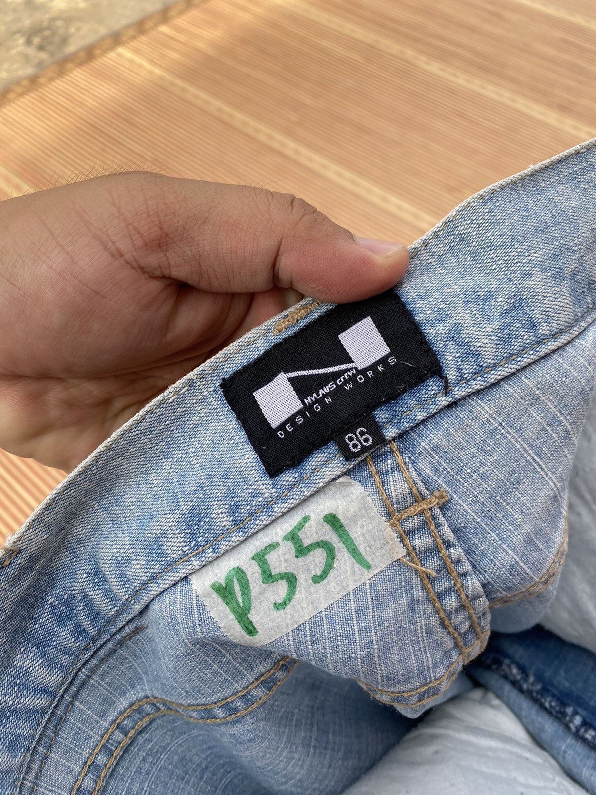 Japanese Brand Vintage Nylaus Hysteric Glamour Inspired Distressed Pant Size US 34 / EU 50 - 12 Thumbnail