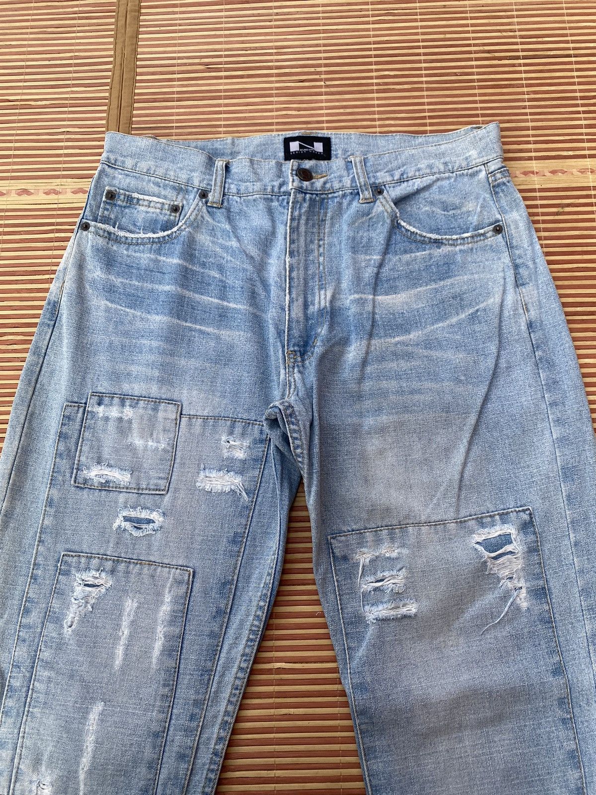 Japanese Brand Vintage Nylaus Hysteric Glamour Inspired Distressed Pant Size US 34 / EU 50 - 6 Thumbnail