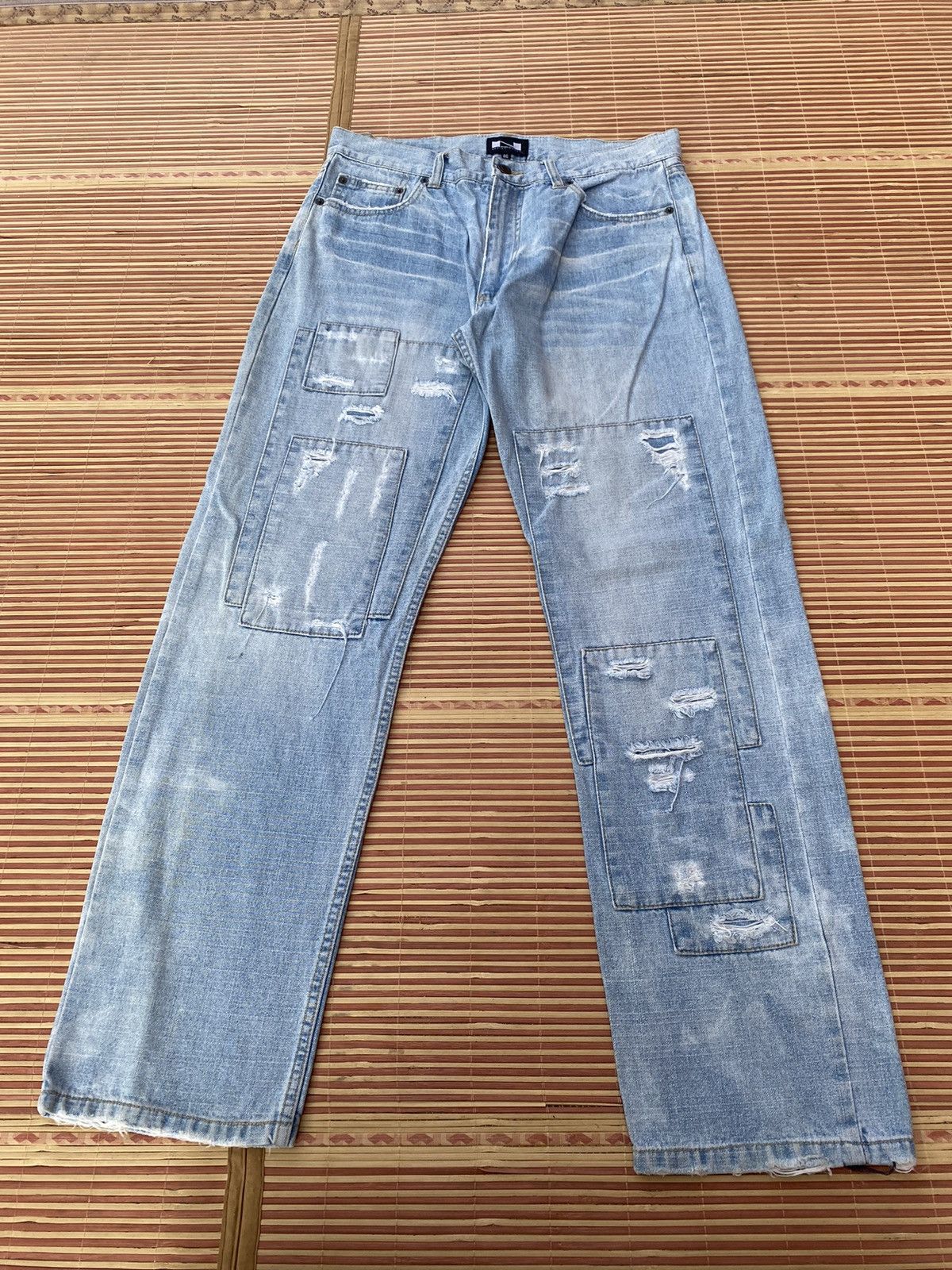 Vintage Nylaus Hysteric Glamour Inspired Distressed Pant