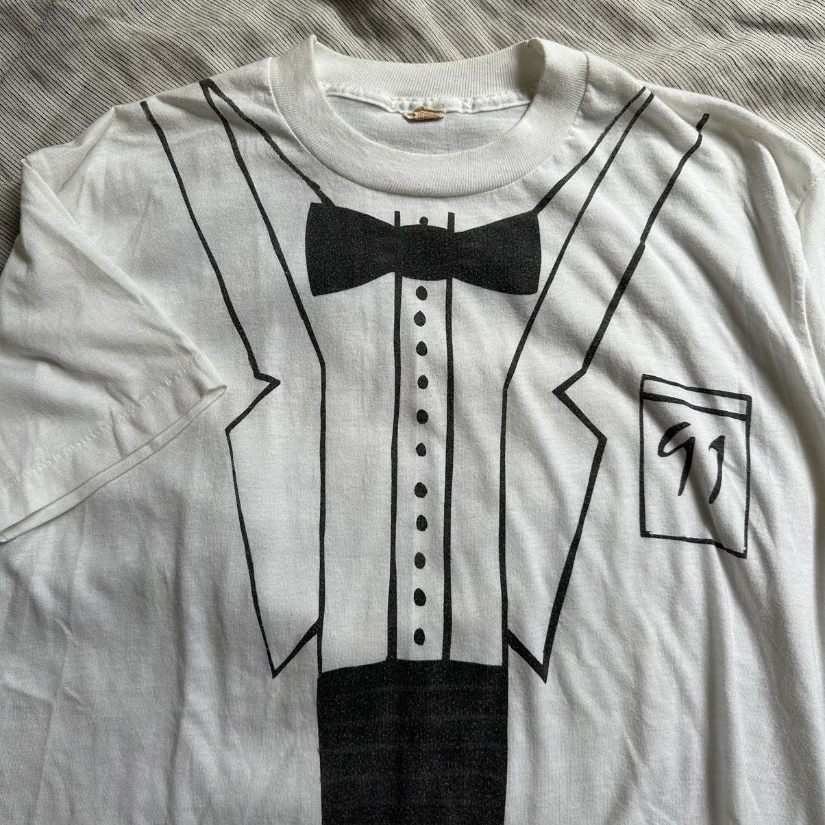 Other × Vintage Vintage 80s Suit Tux Funny Graphic Costume Shirt Size US L / EU 52-54 / 3 - 3 Thumbnail