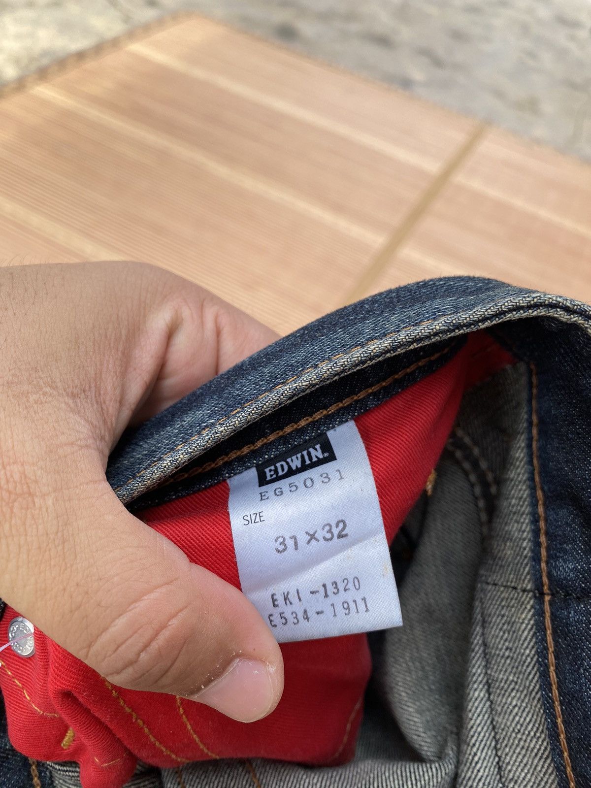 Edwin Edwin 503 Blue Trip Vintage Look Flare Pant Made in Japan Size US 34 / EU 50 - 9 Thumbnail