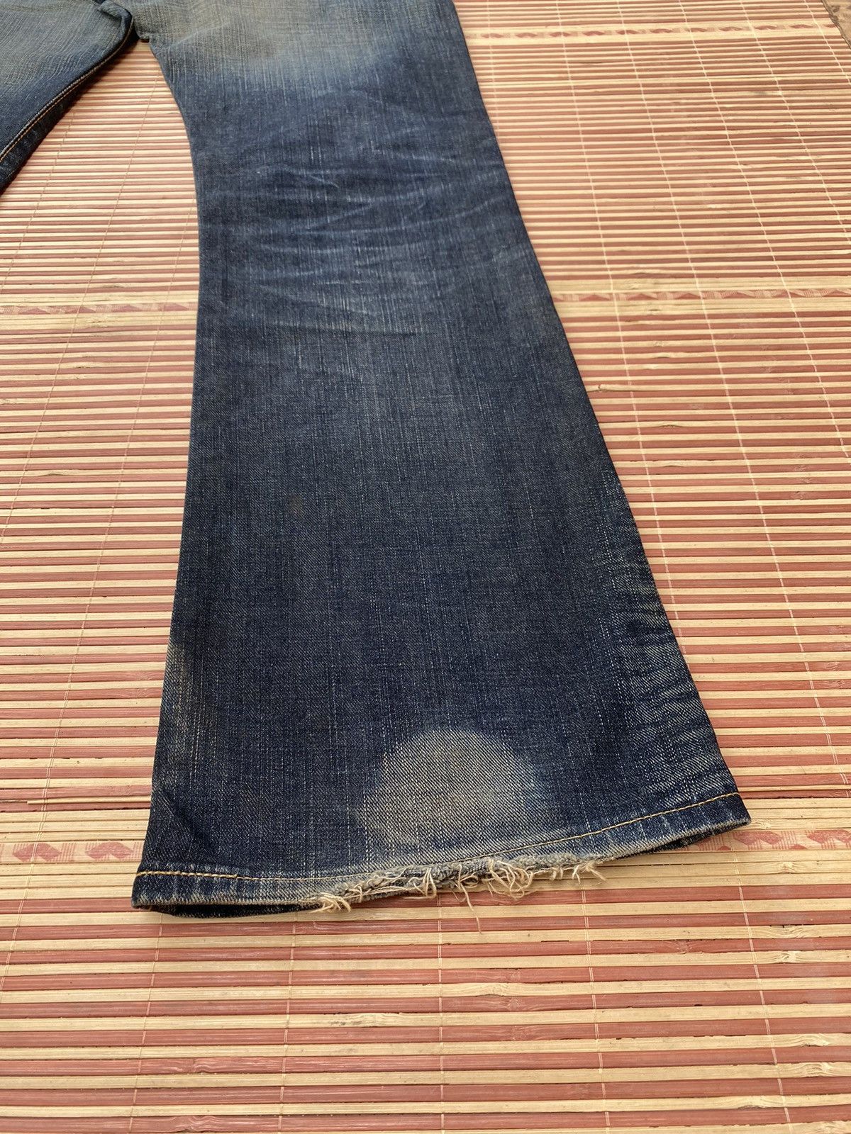 Edwin Edwin 503 Blue Trip Vintage Look Flare Pant Made in Japan Size US 34 / EU 50 - 6 Thumbnail