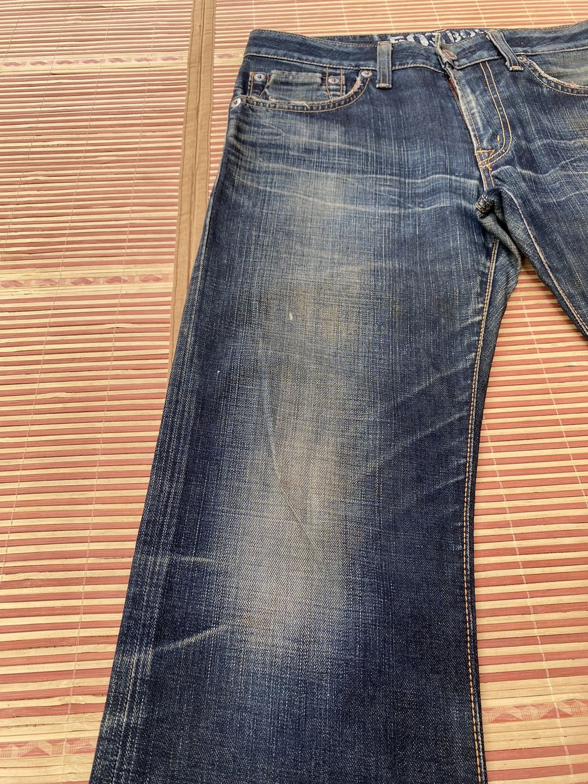 Edwin Edwin 503 Blue Trip Vintage Look Flare Pant Made in Japan Size US 34 / EU 50 - 4 Thumbnail