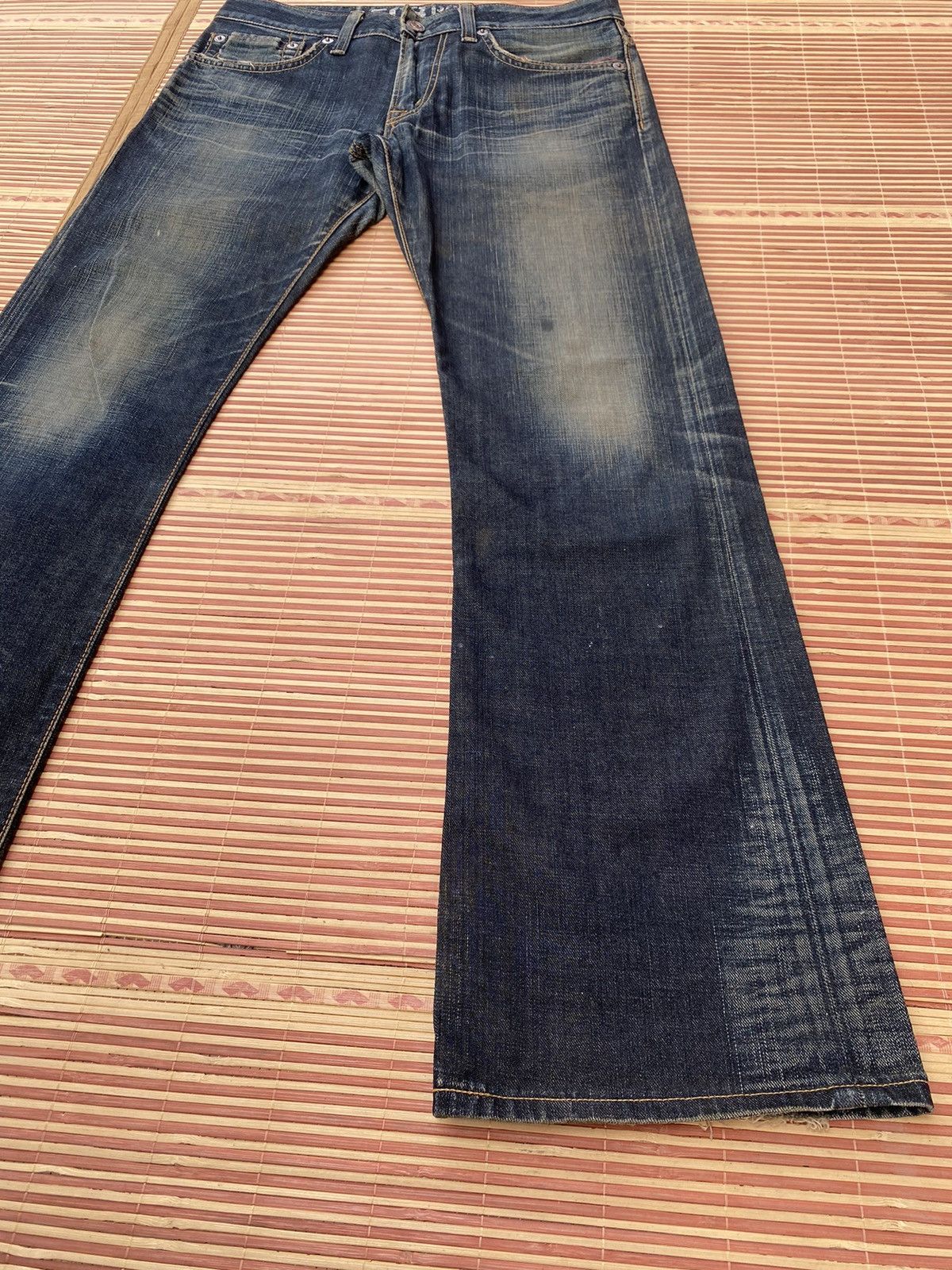 Edwin Edwin 503 Blue Trip Vintage Look Flare Pant Made in Japan Size US 34 / EU 50 - 3 Thumbnail