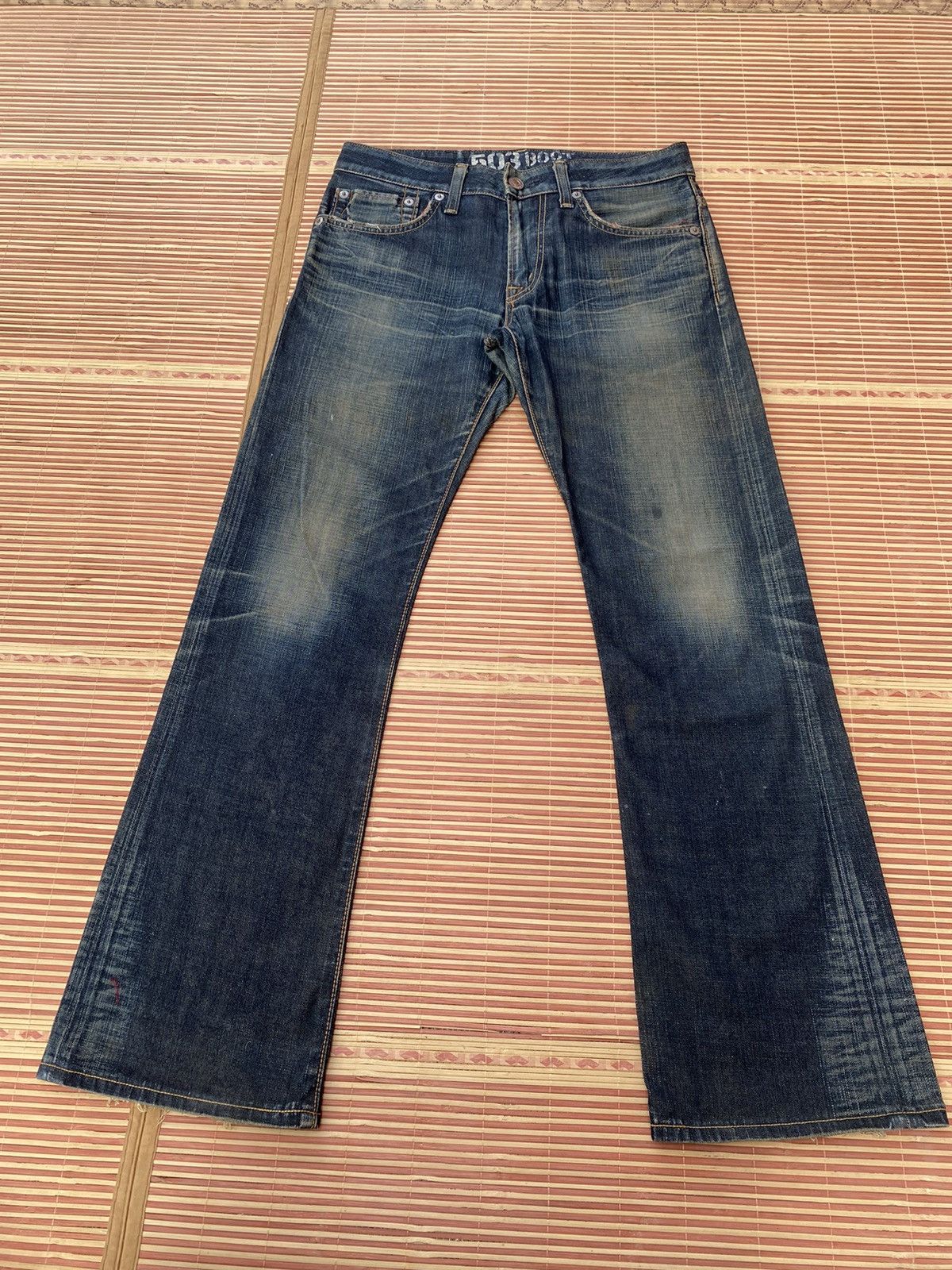 Edwin Edwin 503 Blue Trip Vintage Look Flare Pant Made in Japan Size US 34 / EU 50 - 1 Thumbnail