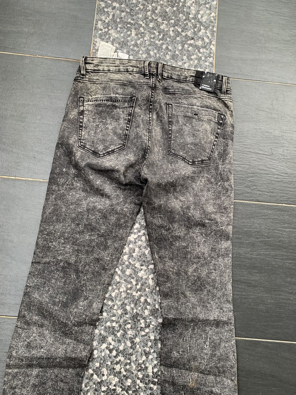 Zara Zara Acid Wash Distressed Denim Size US 29 - 15 Thumbnail