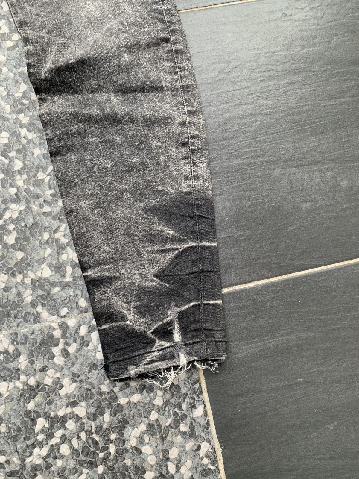 Zara Zara Acid Wash Distressed Denim Size US 29 - 3 Thumbnail