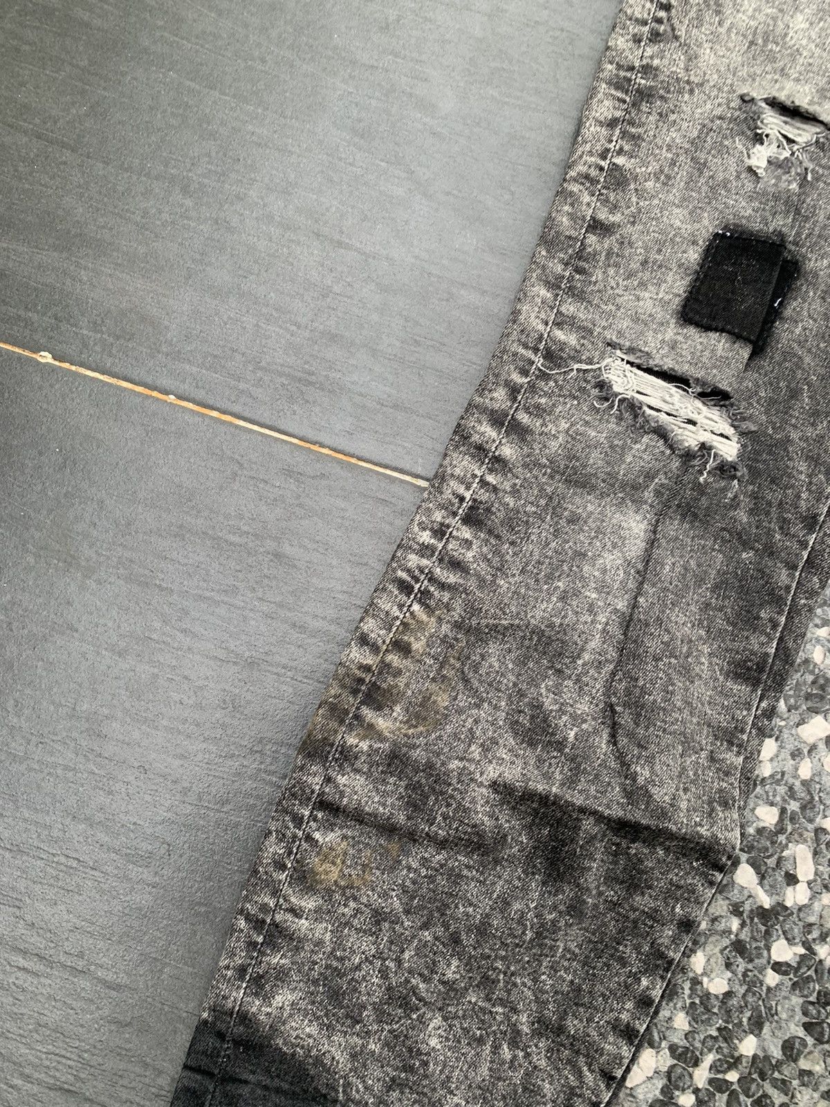Zara Zara Acid Wash Distressed Denim Size US 29 - 5 Thumbnail