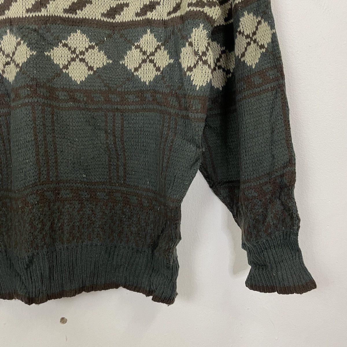 Aran Isles Knitwear Vintage Three Cross Art Motive Jumper Knitwear Size US M / EU 48-50 / 2 - 8 Thumbnail