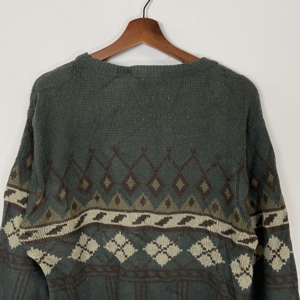 Aran Isles Knitwear Vintage Three Cross Art Motive Jumper Knitwear Size US M / EU 48-50 / 2 - 10 Thumbnail