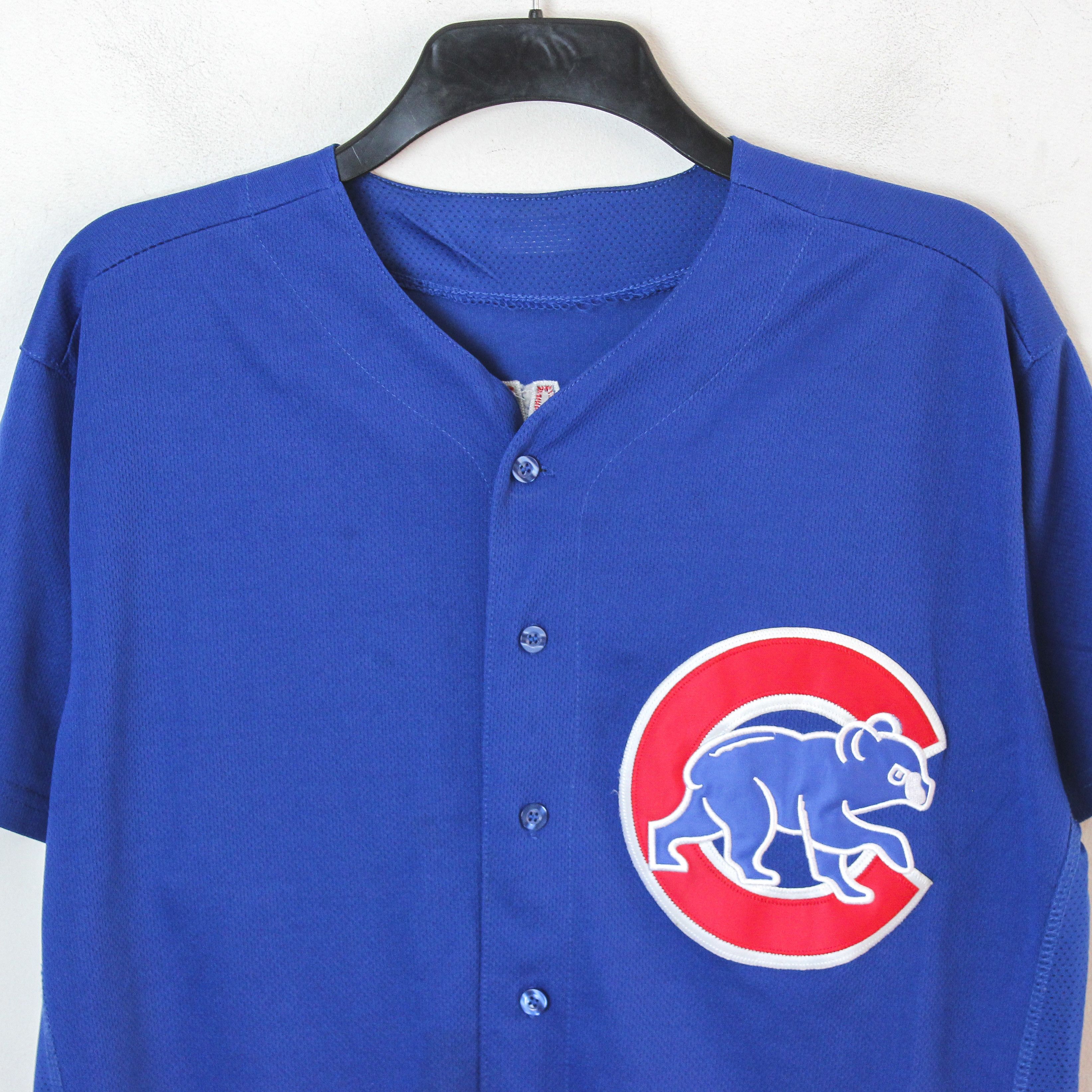 MLB × Majestic CHICAGO CUBS shirt #22 JASON HEYWARD 44 embroiderey jersey Size US XL / EU 56 / 4 - 3 Thumbnail