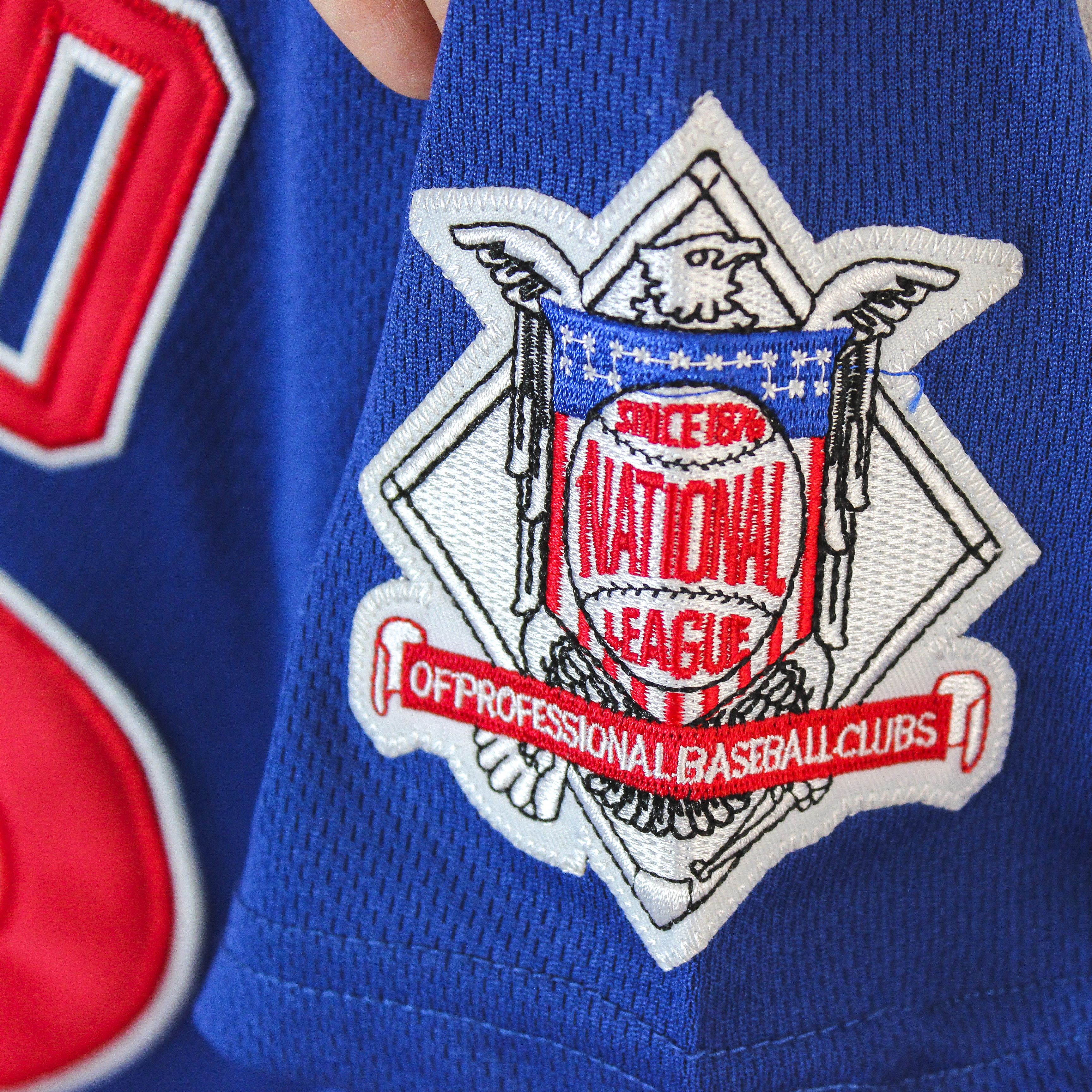 MLB × Majestic CHICAGO CUBS shirt #22 JASON HEYWARD 44 embroiderey jersey Size US XL / EU 56 / 4 - 7 Thumbnail